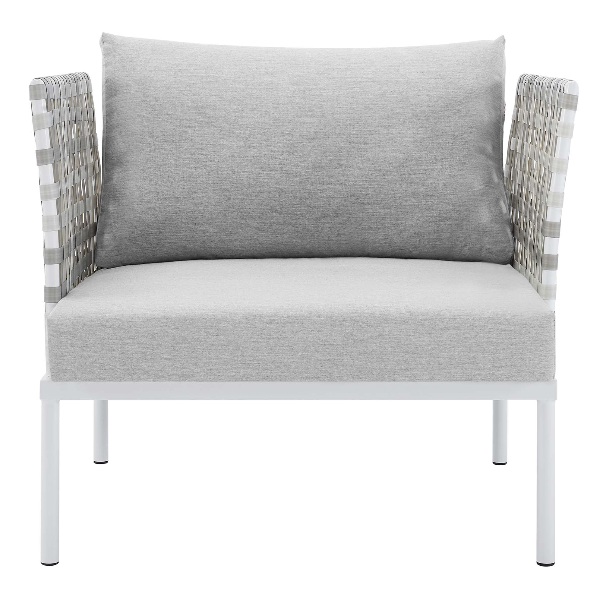 Modway Harmony Sunbrella® Basket Weave Outdoor Patio Aluminum Armchair