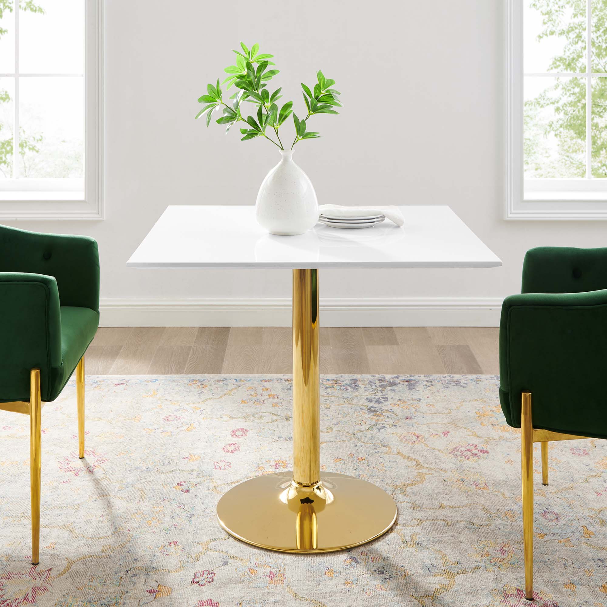 Modway Verne 35" Square Dining Table