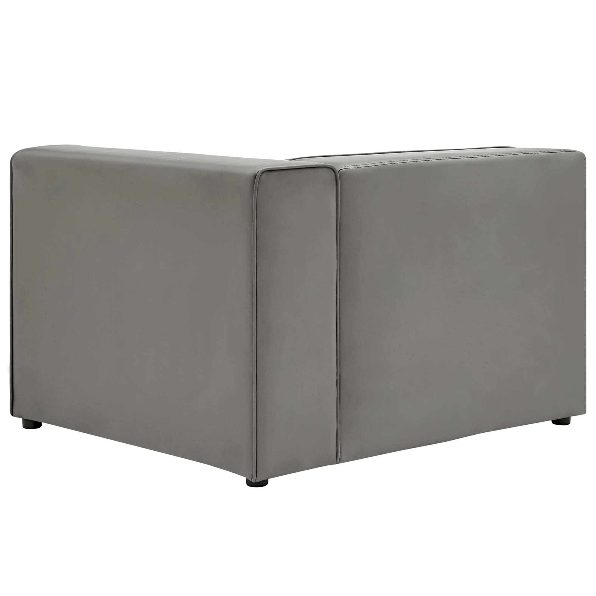 Modway Mingle Vegan Leather Right-Arm Chair