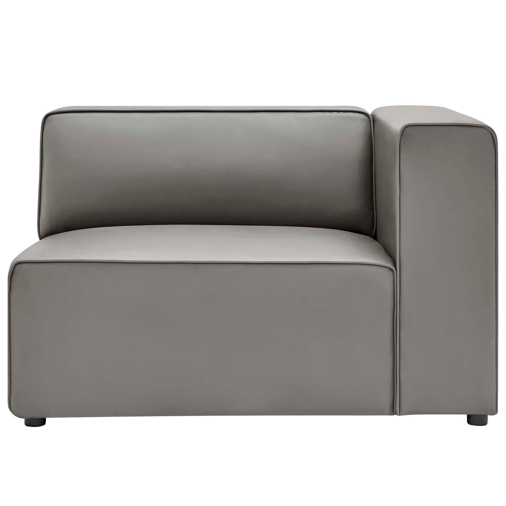 Modway Mingle Vegan Leather Right-Arm Chair