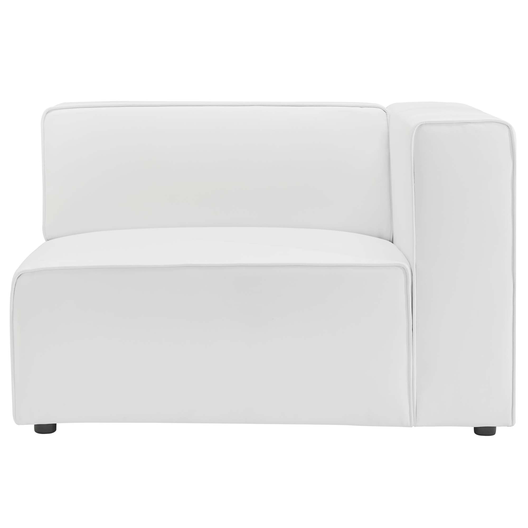 Modway Mingle Vegan Leather Right-Arm Chair