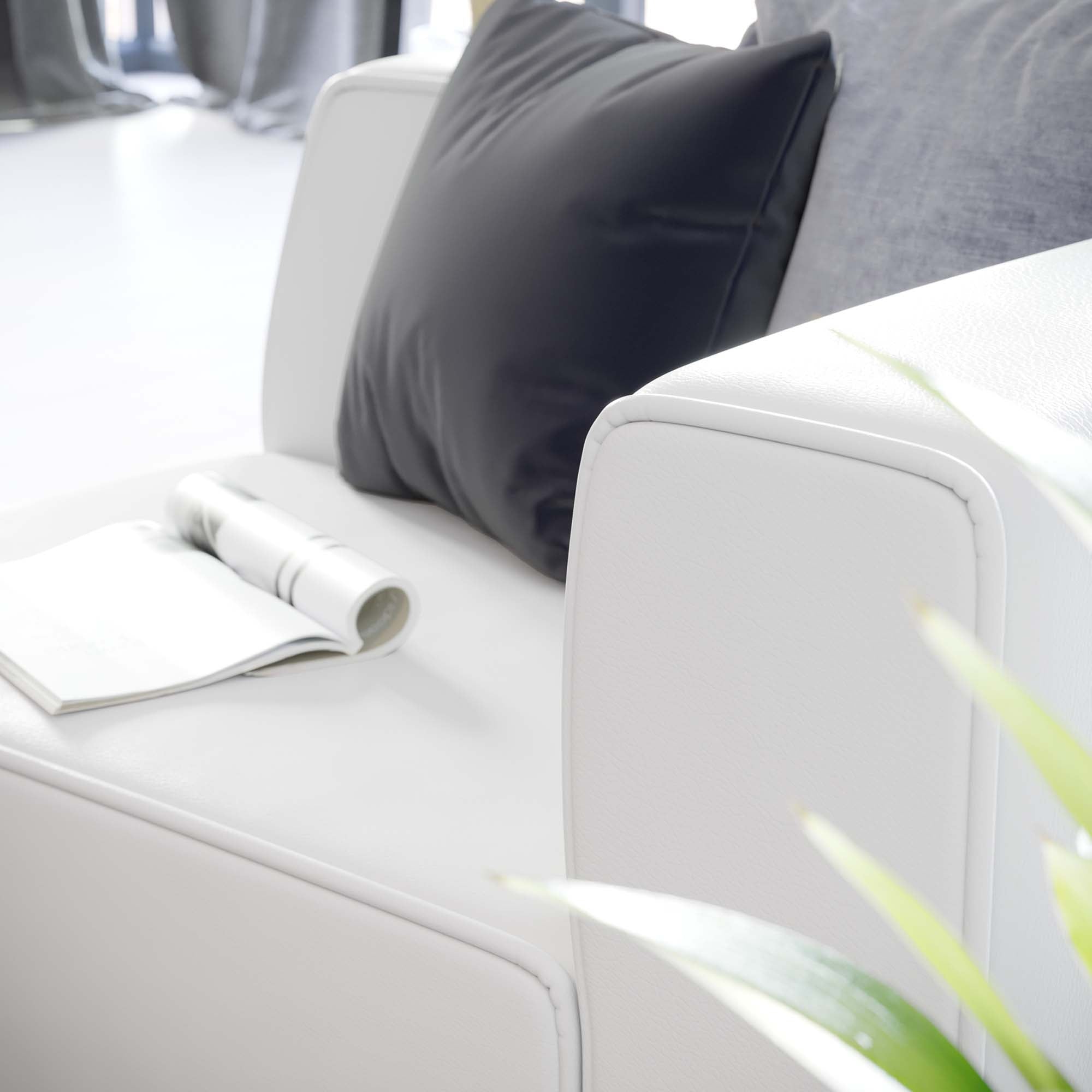 Modway Mingle Vegan Leather Right-Arm Chair