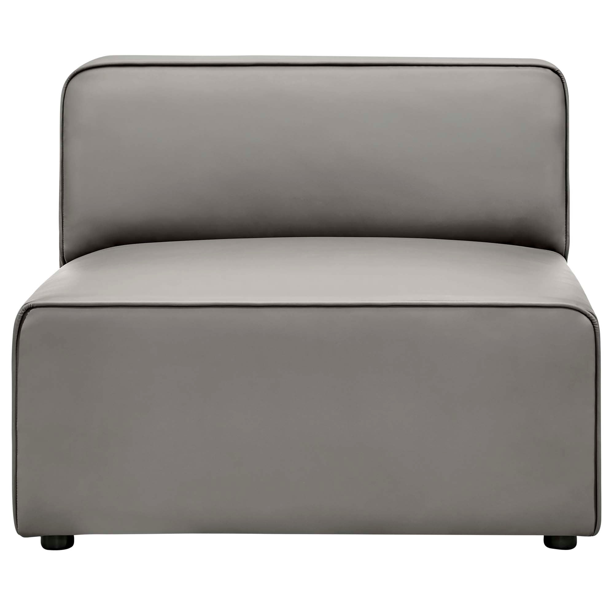 Modway Mingle Vegan Leather Armless Chair