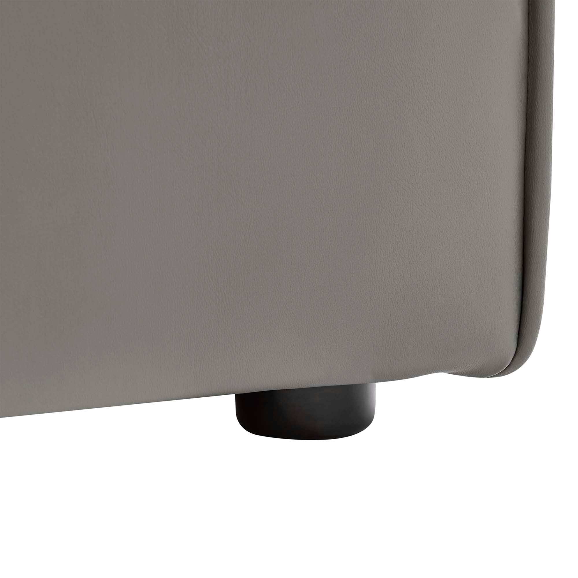 Modway Mingle Vegan Leather Armless Chair