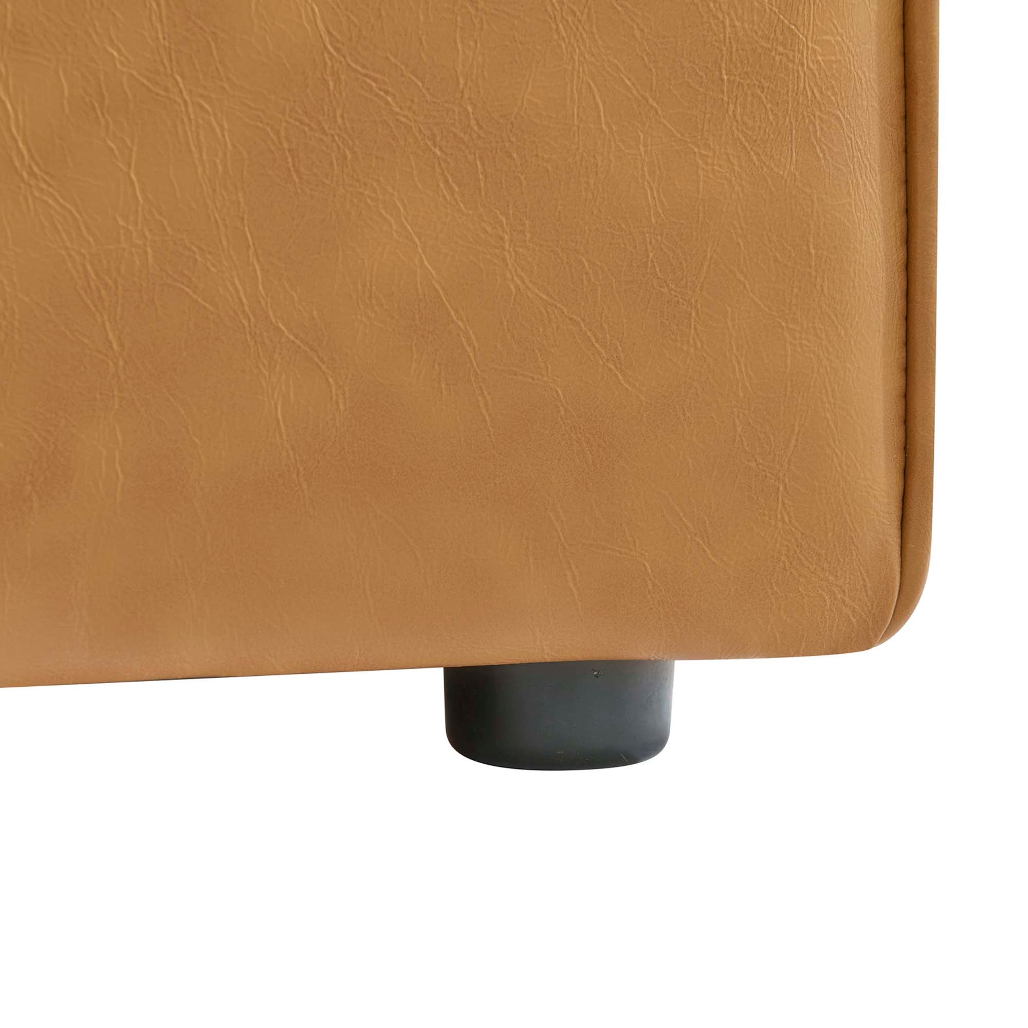 Modway Mingle Vegan Leather Armless Chair