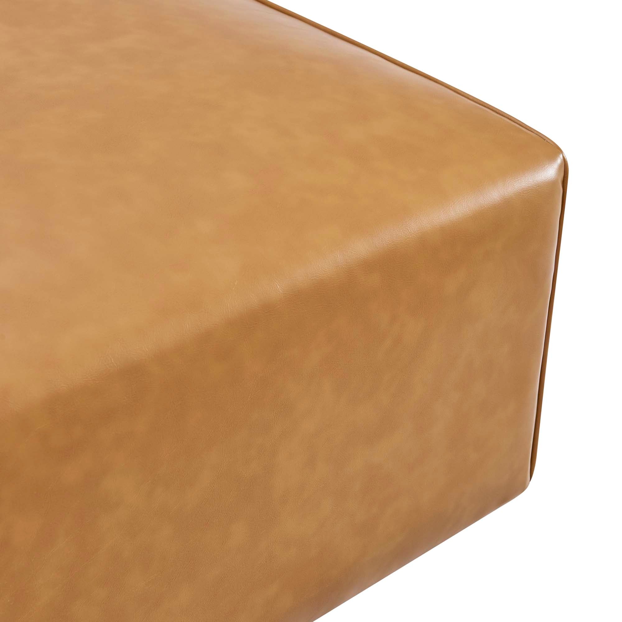 Modway Mingle Vegan Leather Ottoman