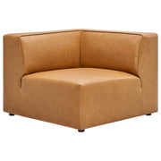Modway Mingle Vegan Leather Corner Chair
