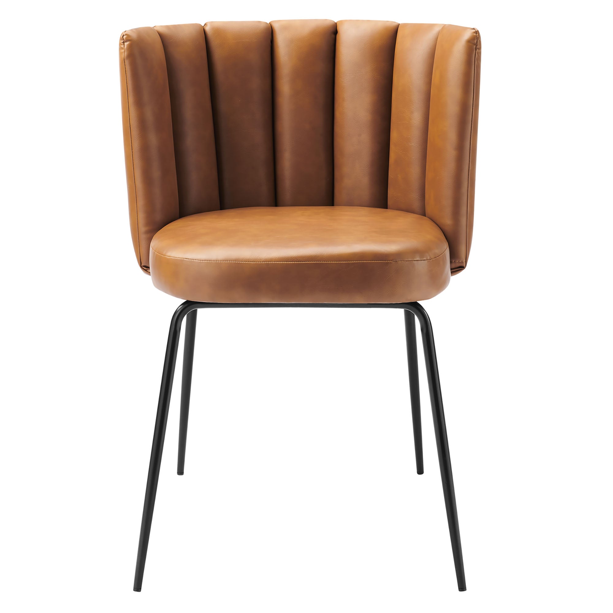 Modway Virtue Vegan Leather Dining Chair Set of 2