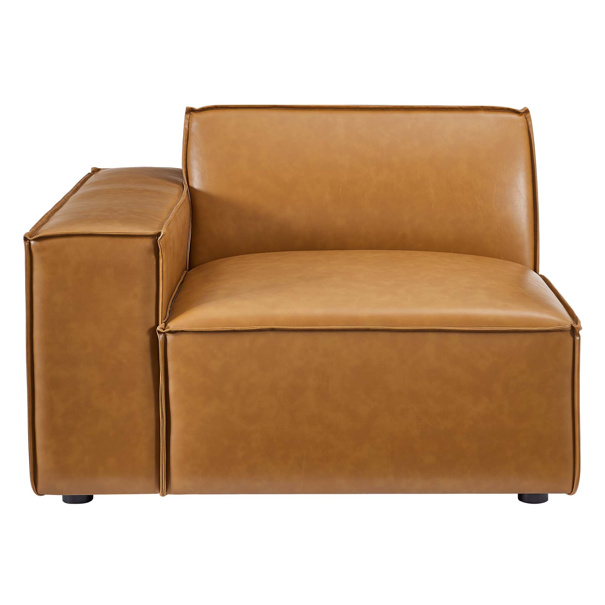 Modway Restore 3-Piece Vegan Leather Sofa