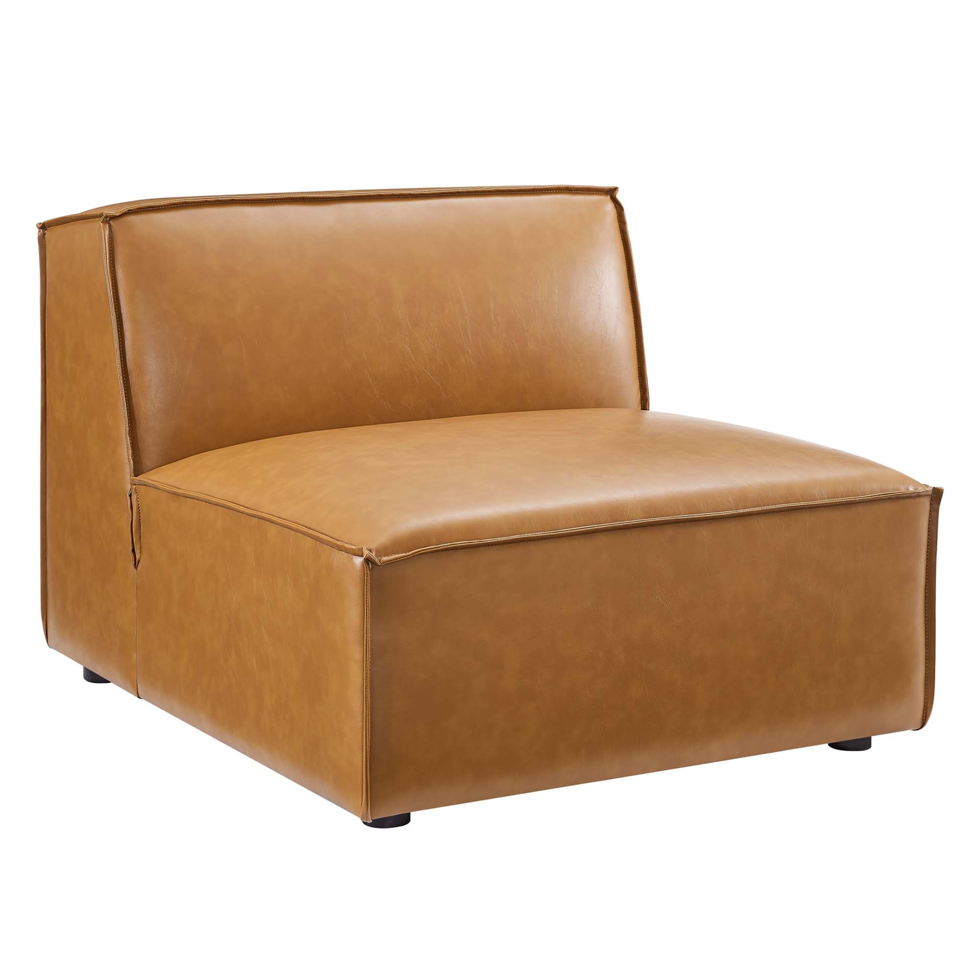 Modway Restore 3-Piece Vegan Leather Sofa
