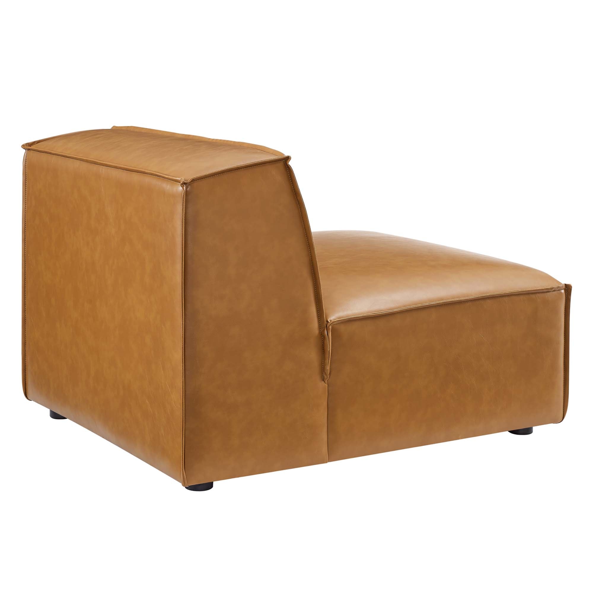 Modway Restore 3-Piece Vegan Leather Sofa