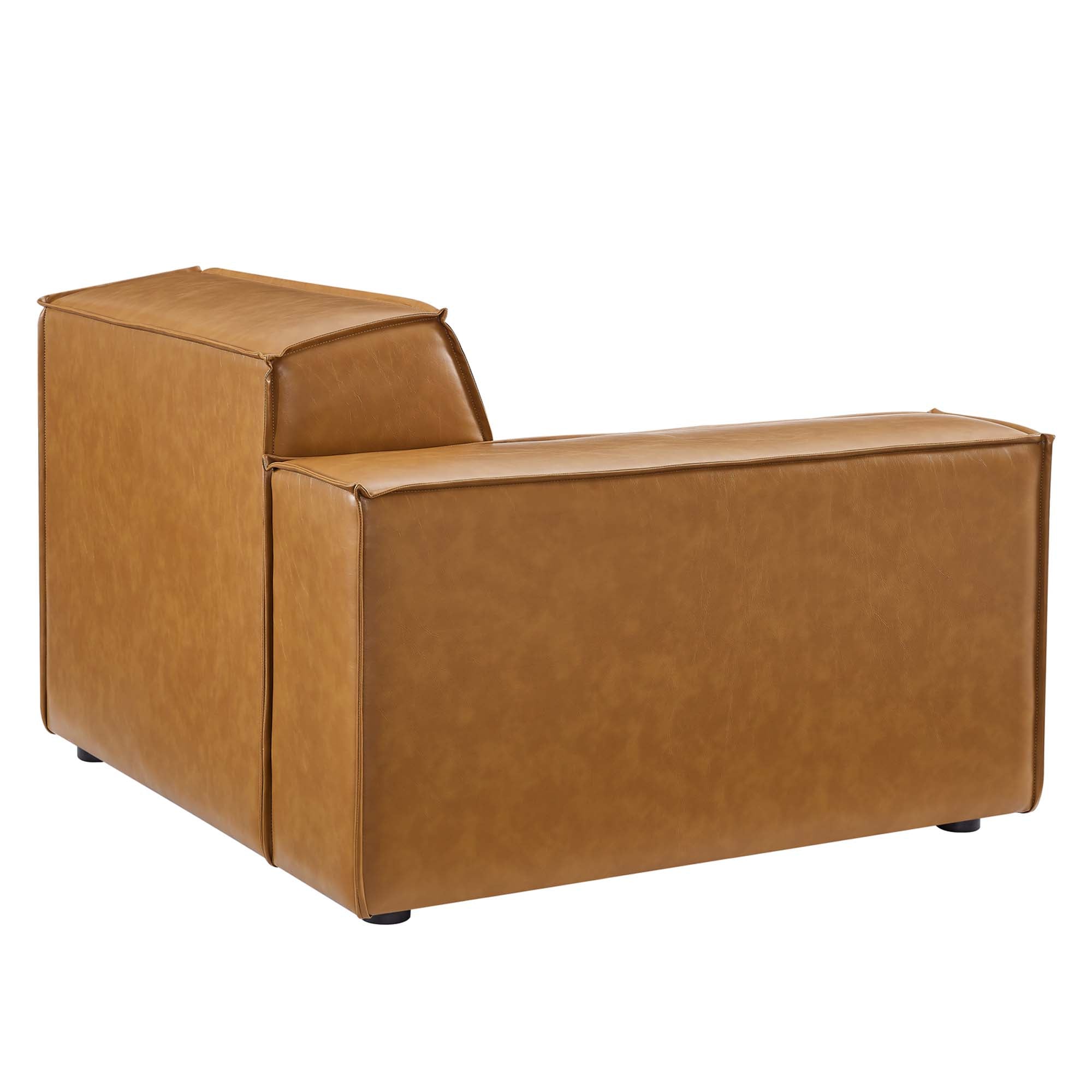 Modway Restore 3-Piece Vegan Leather Sofa