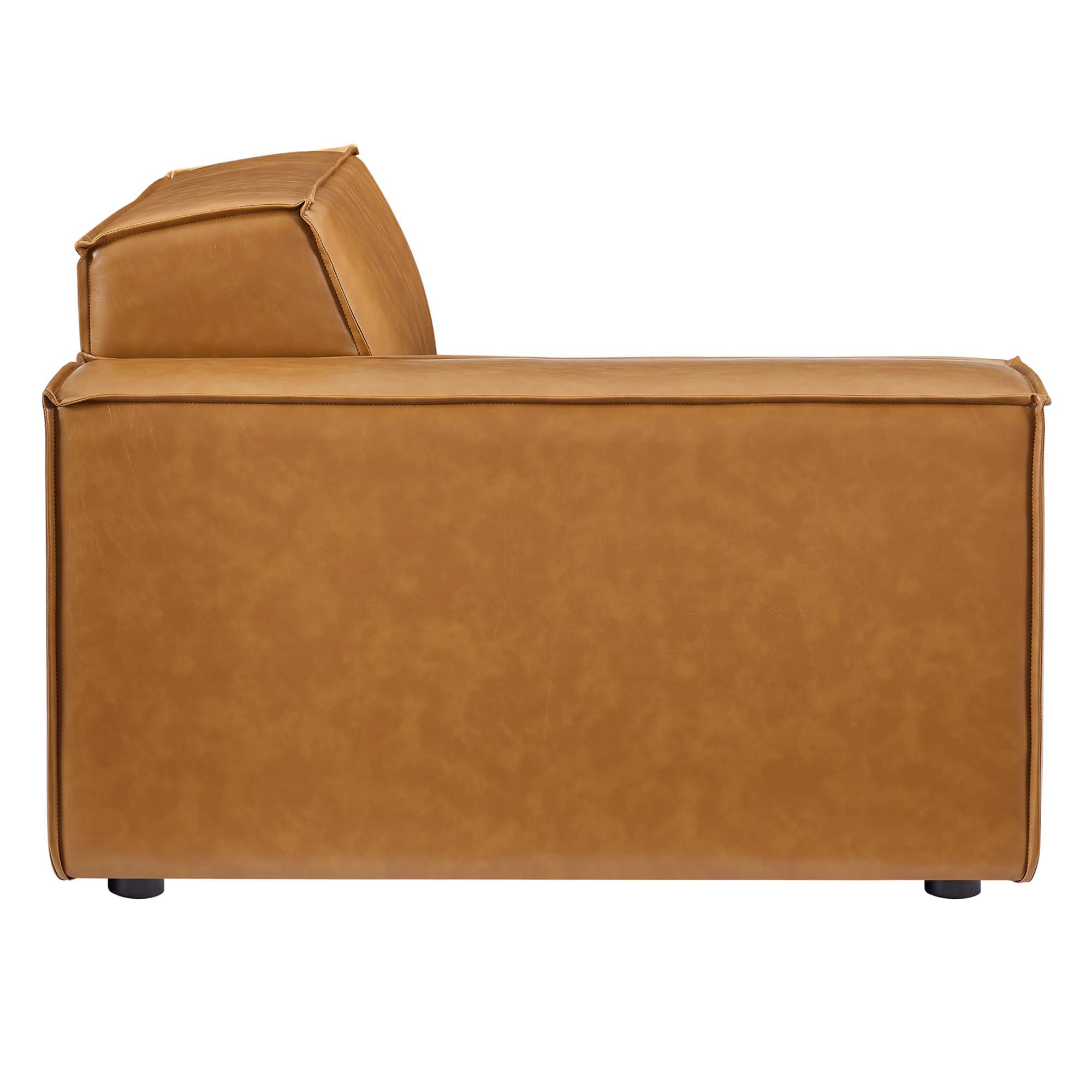 Modway Restore 3-Piece Vegan Leather Sofa
