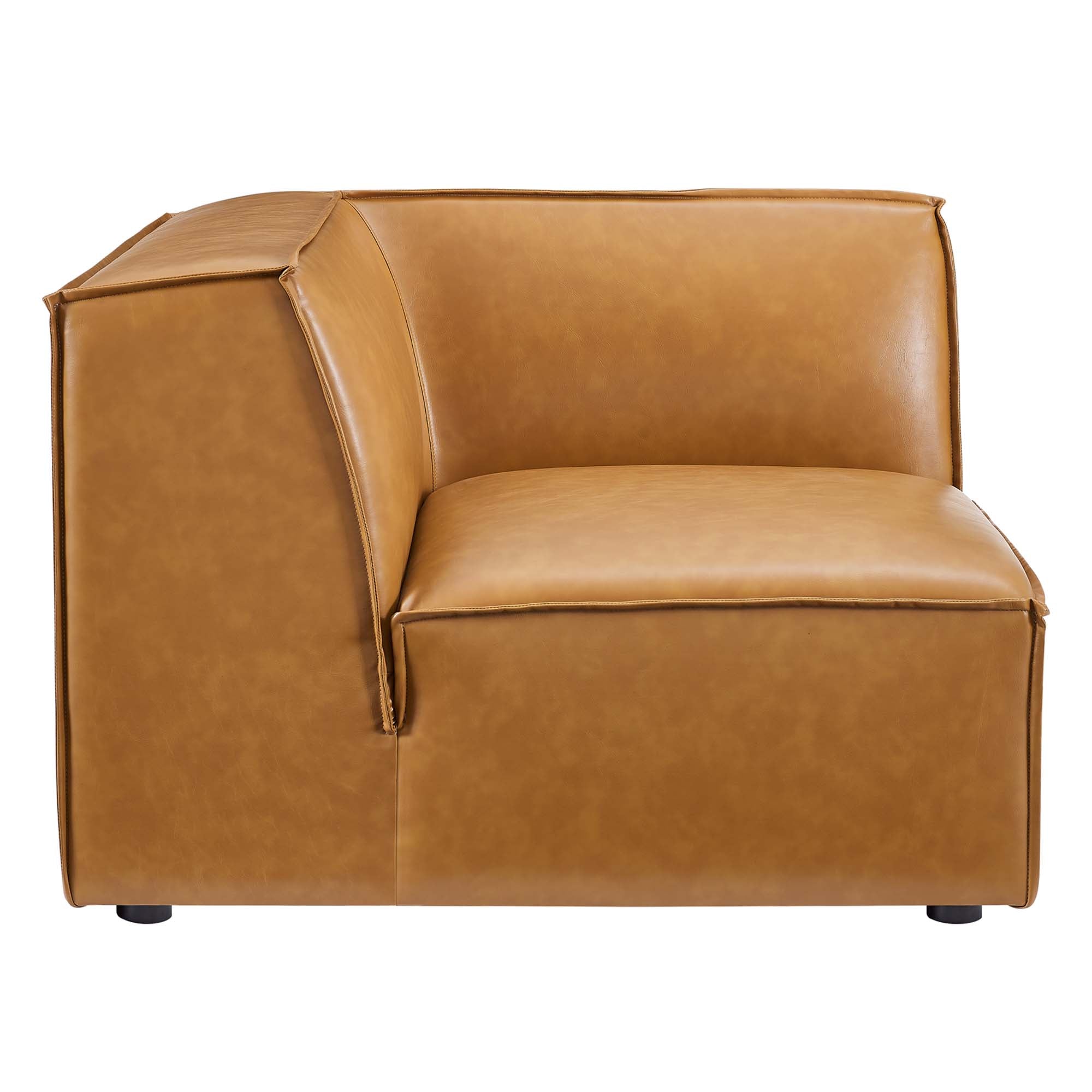 Modway Restore 6-Piece Vegan Leather Sectional Sofa