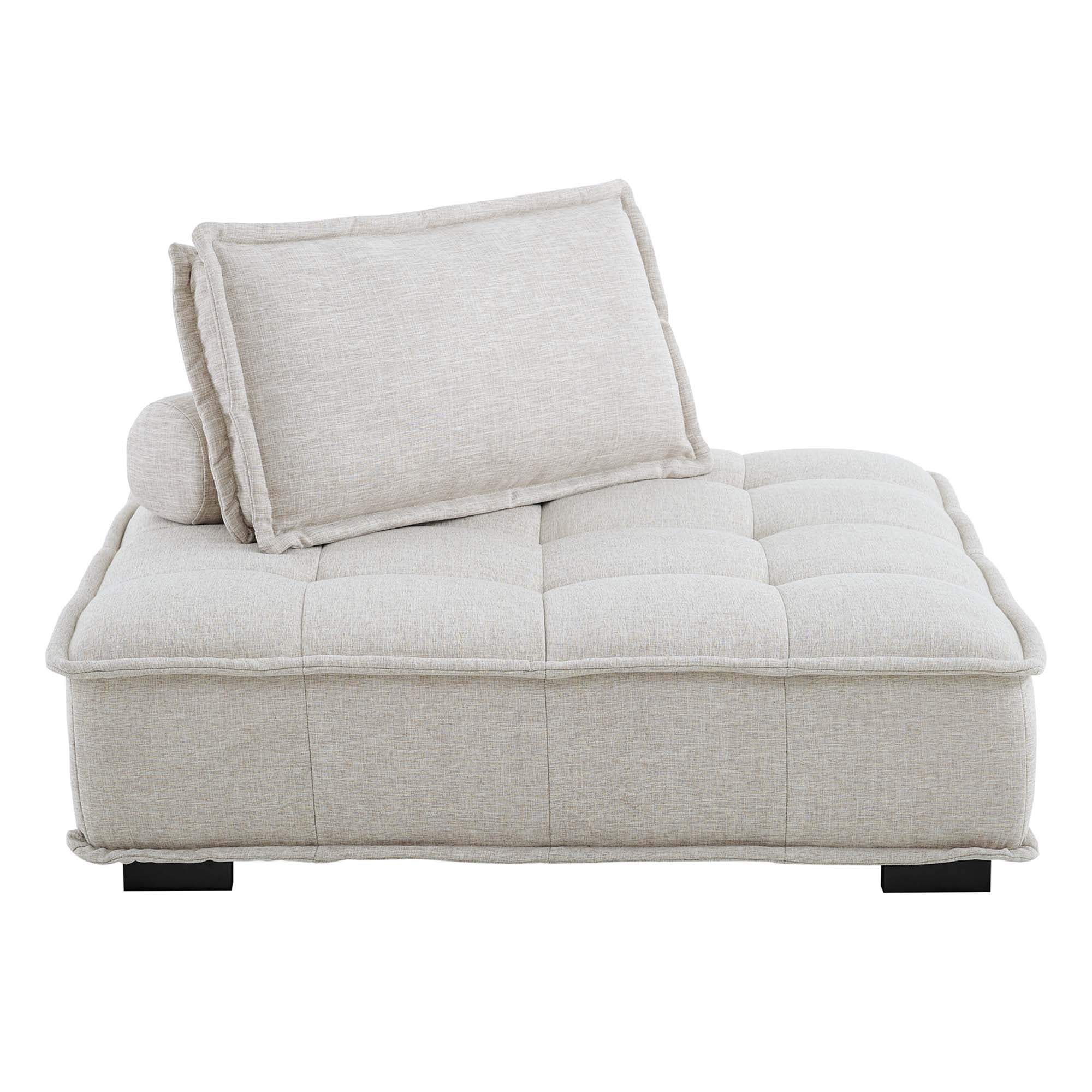 Modway Saunter Tufted Fabric Armless Chair