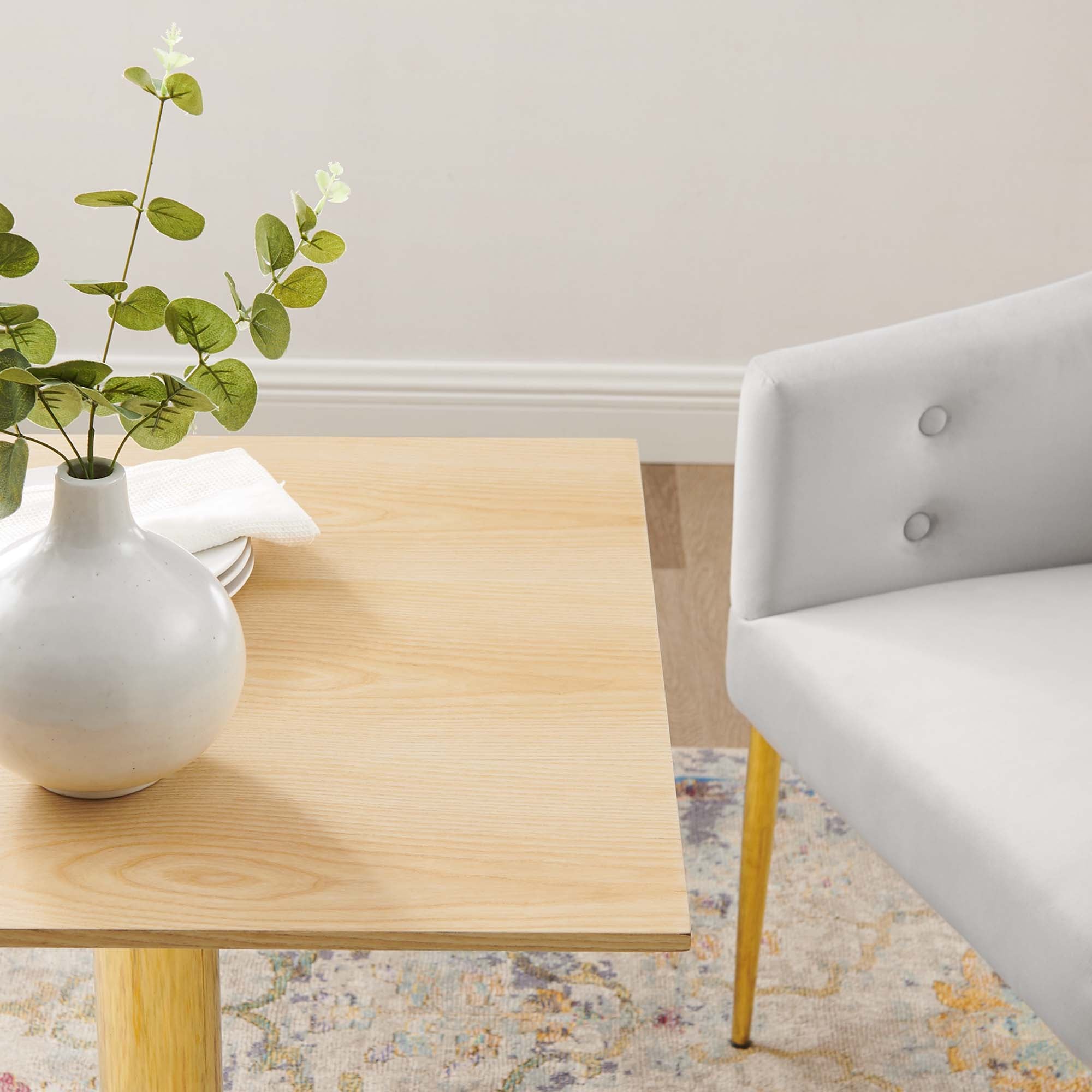 Modway Verne 24" Square Dining Table