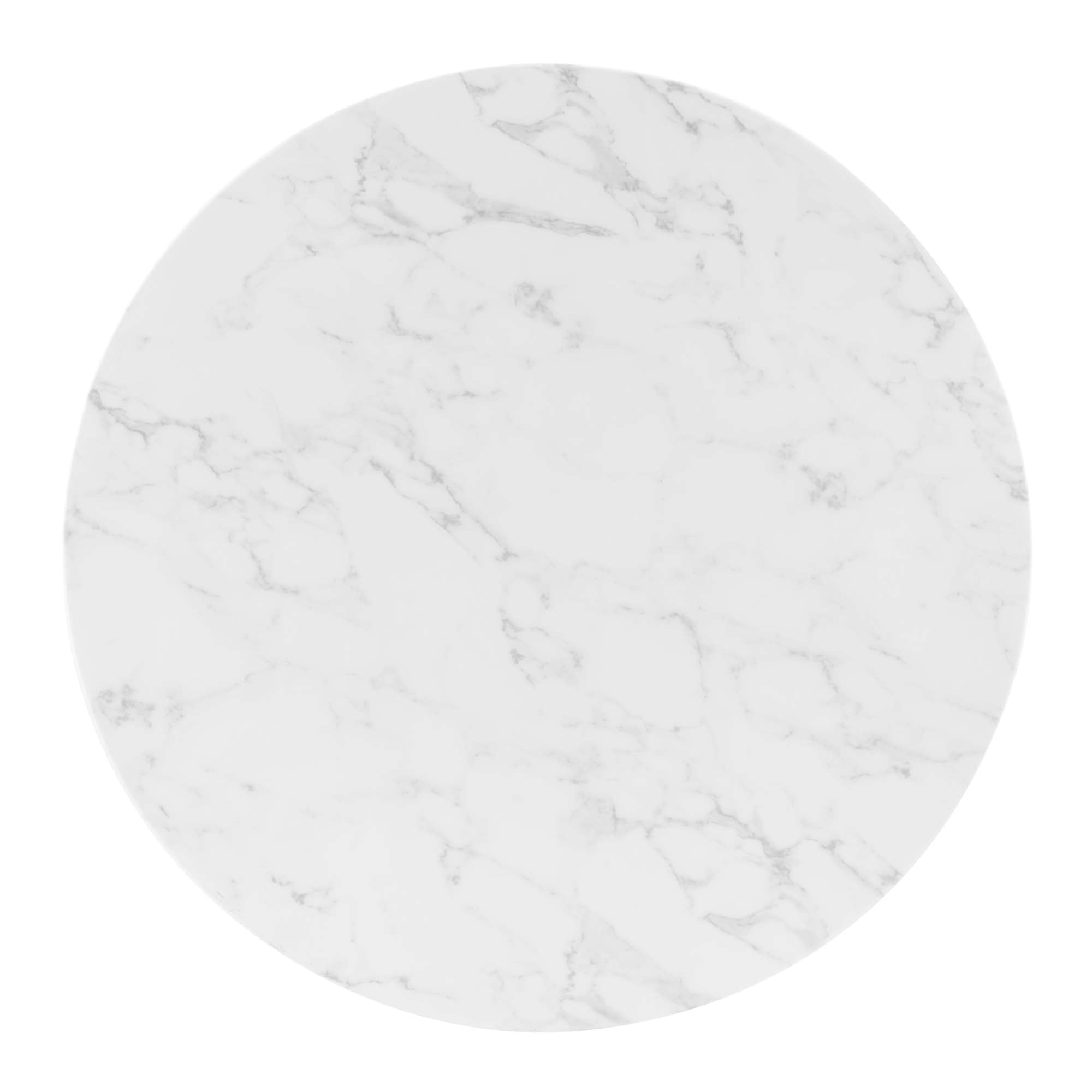 Modway Verne 40" Artificial Marble Dining Table