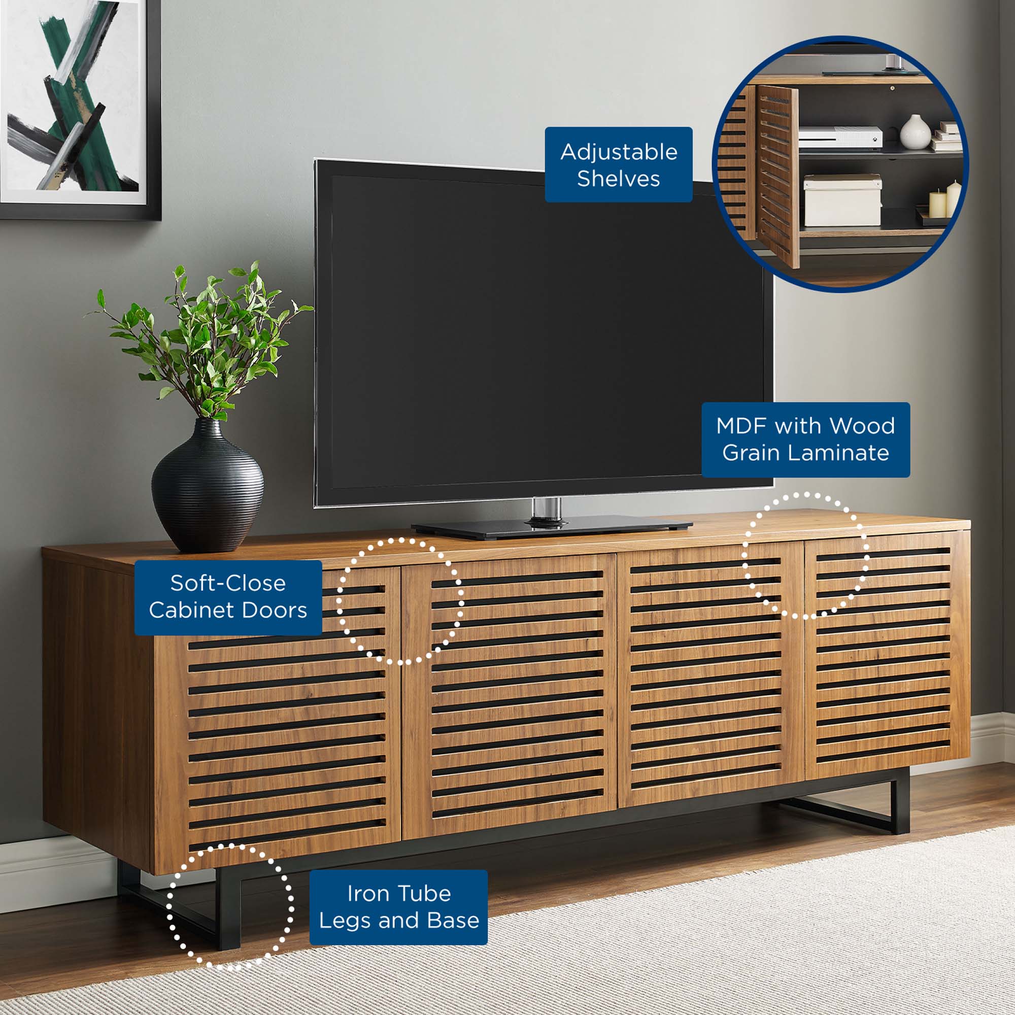 Modway Parker 73" TV Stand