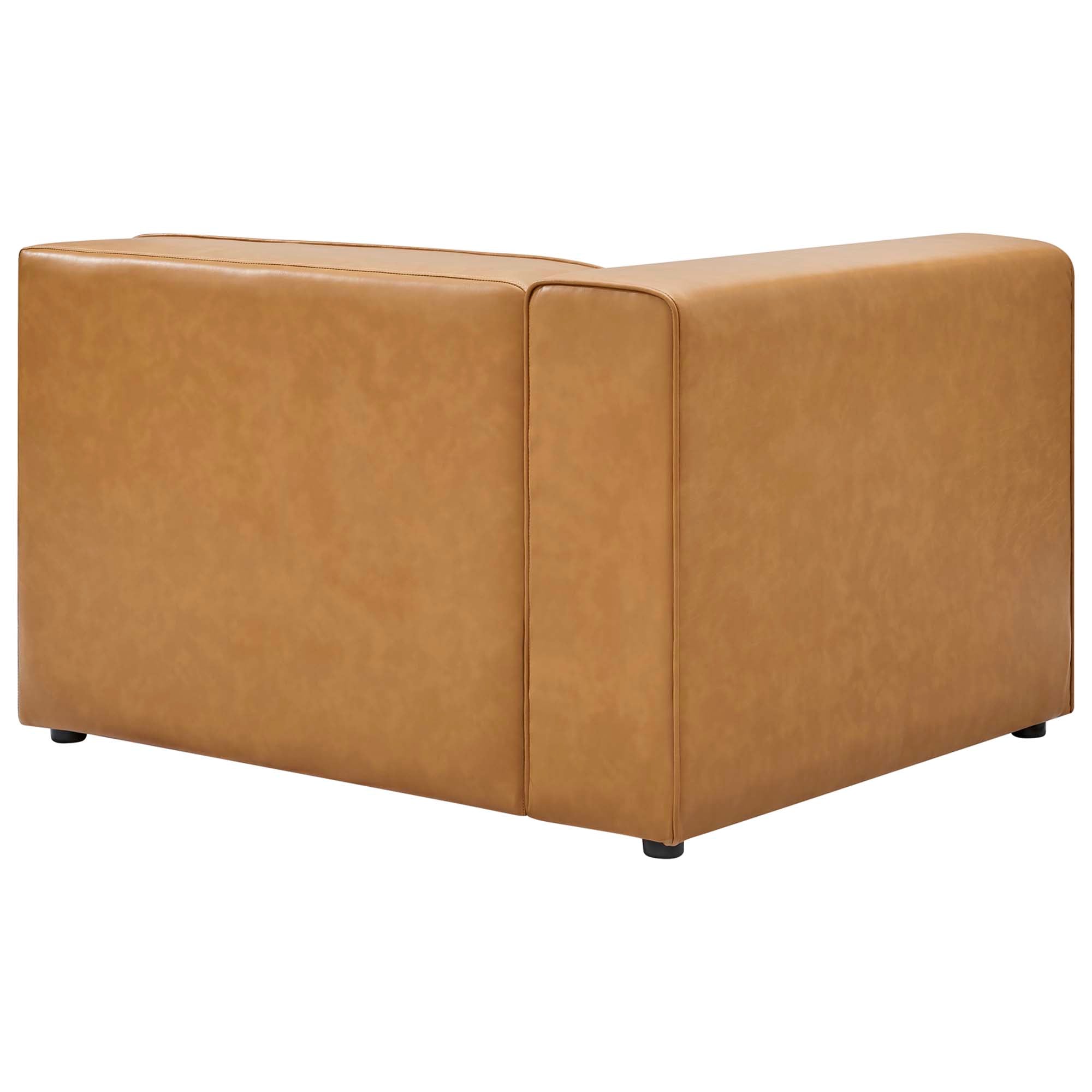 Modway Mingle 5-Piece Vegan Leather Sectional Sofa