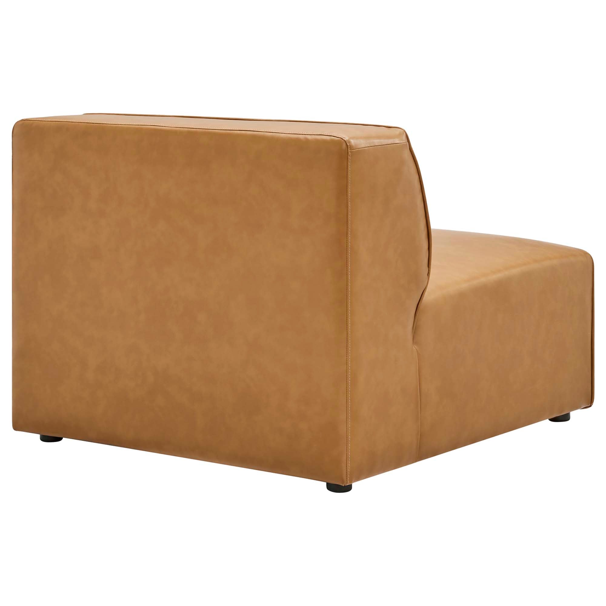 Modway Mingle 5-Piece Vegan Leather Sectional Sofa