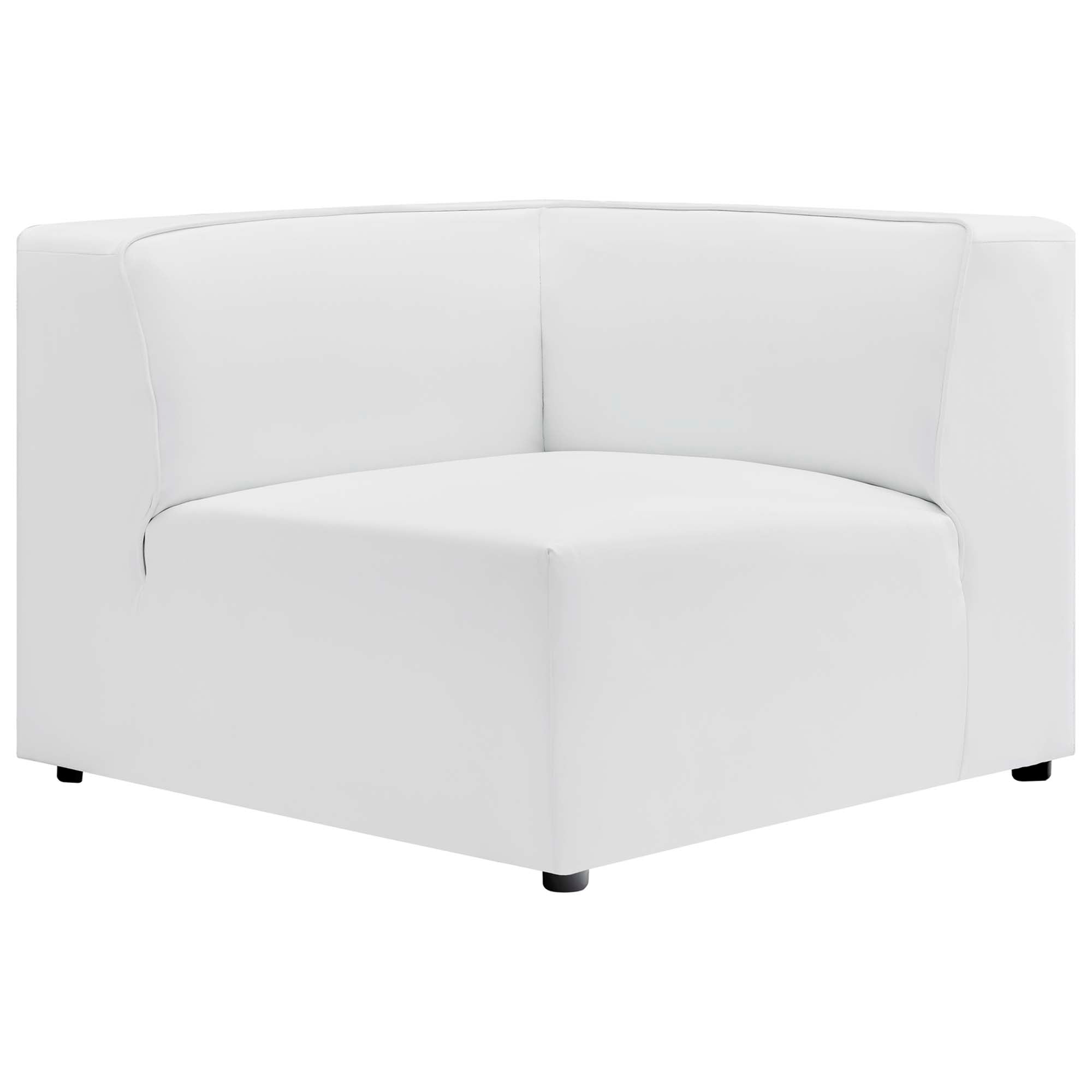 Modway Mingle 5-Piece Vegan Leather Sectional Sofa