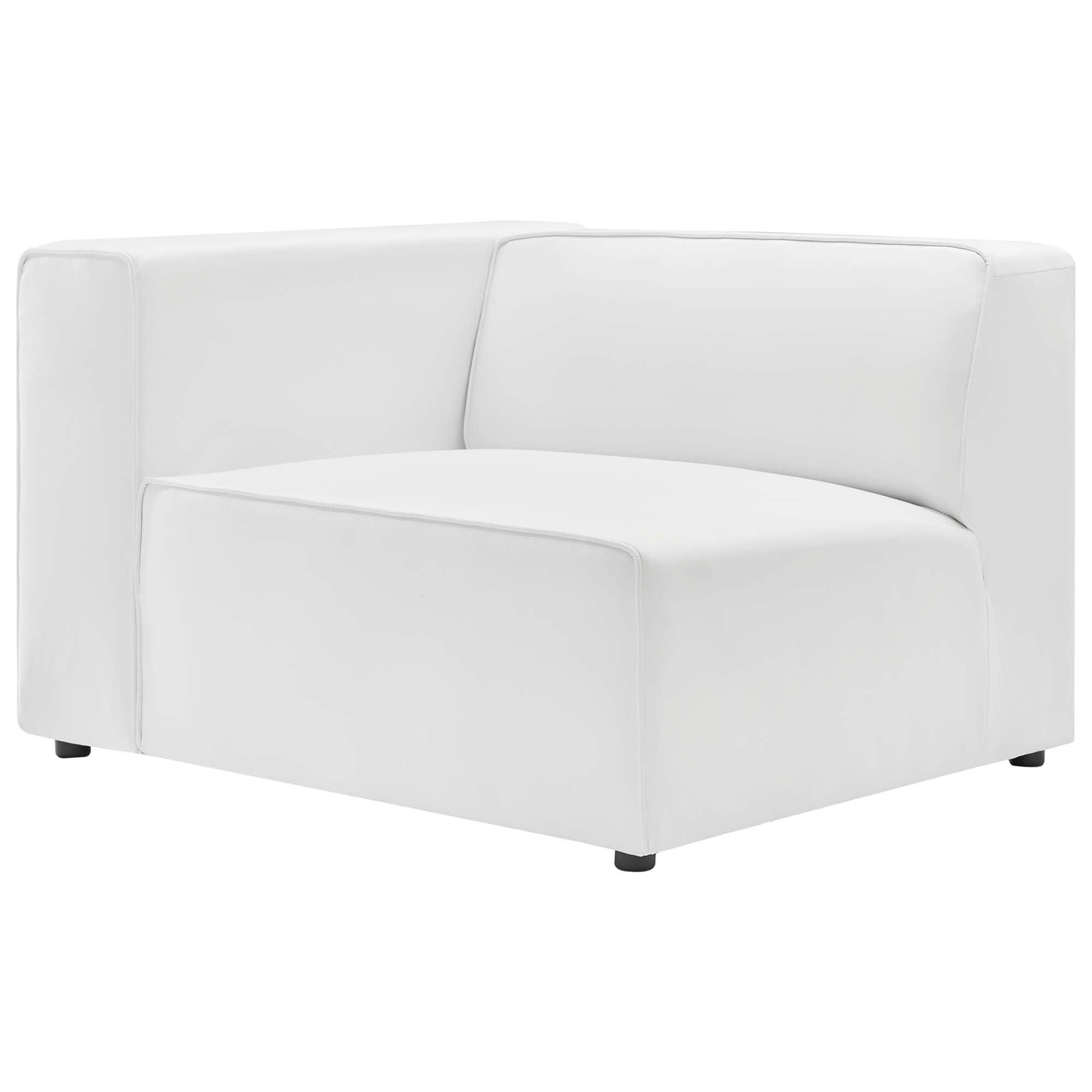 Modway Mingle 5-Piece Vegan Leather Sectional Sofa