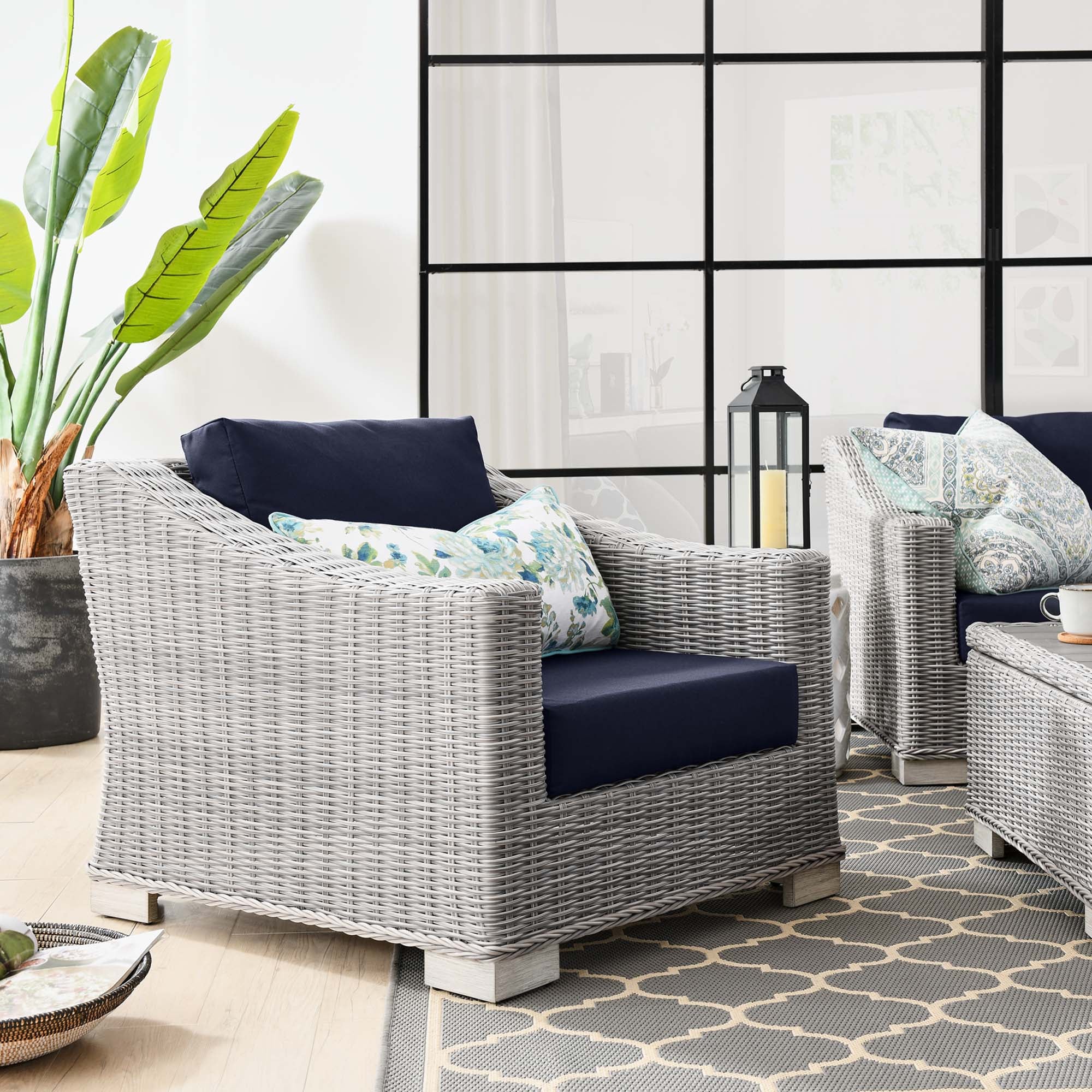 Modway Conway Outdoor Patio Wicker Rattan Armchair