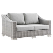 Modway Conway Outdoor Patio Wicker Rattan Loveseat