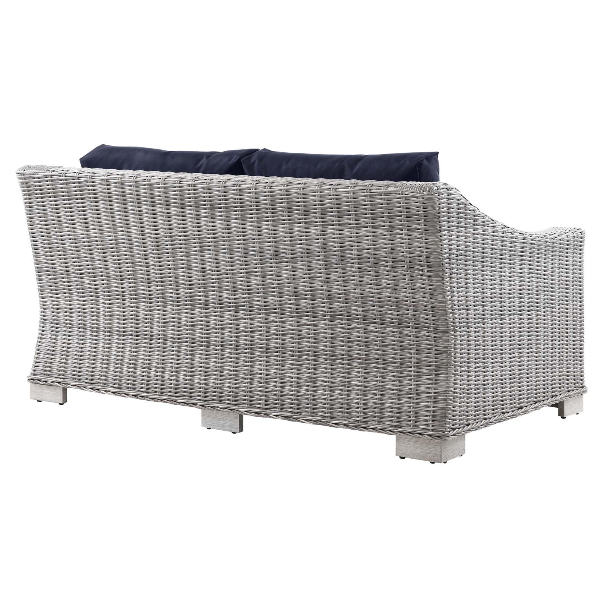 Modway Conway Outdoor Patio Wicker Rattan Loveseat