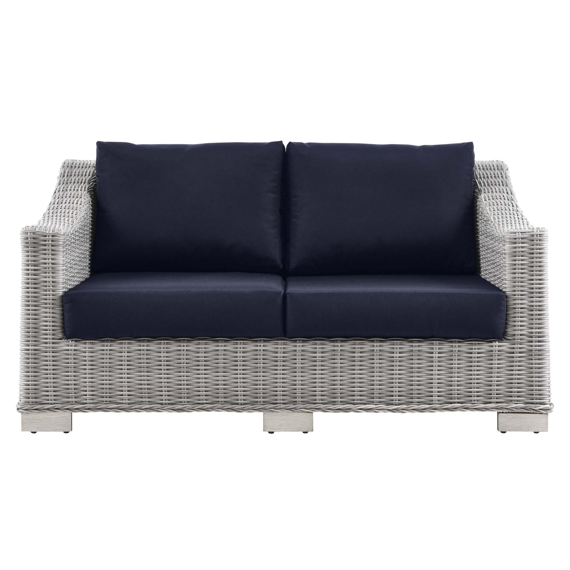 Modway Conway Outdoor Patio Wicker Rattan Loveseat