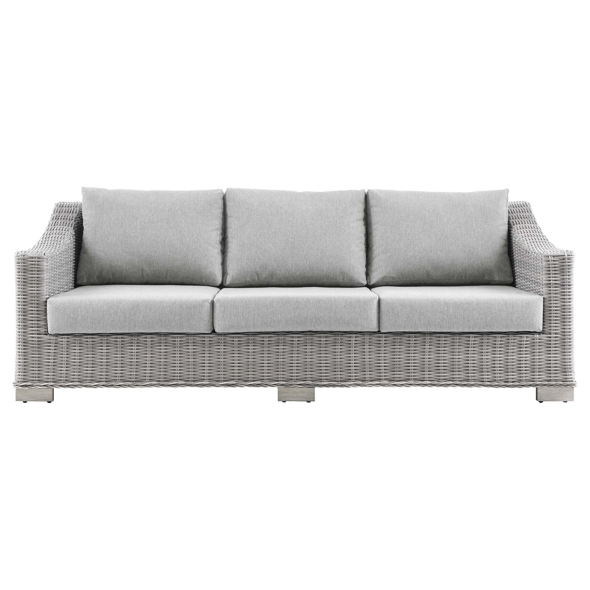 Modway Conway Outdoor Patio Wicker Rattan Sofa