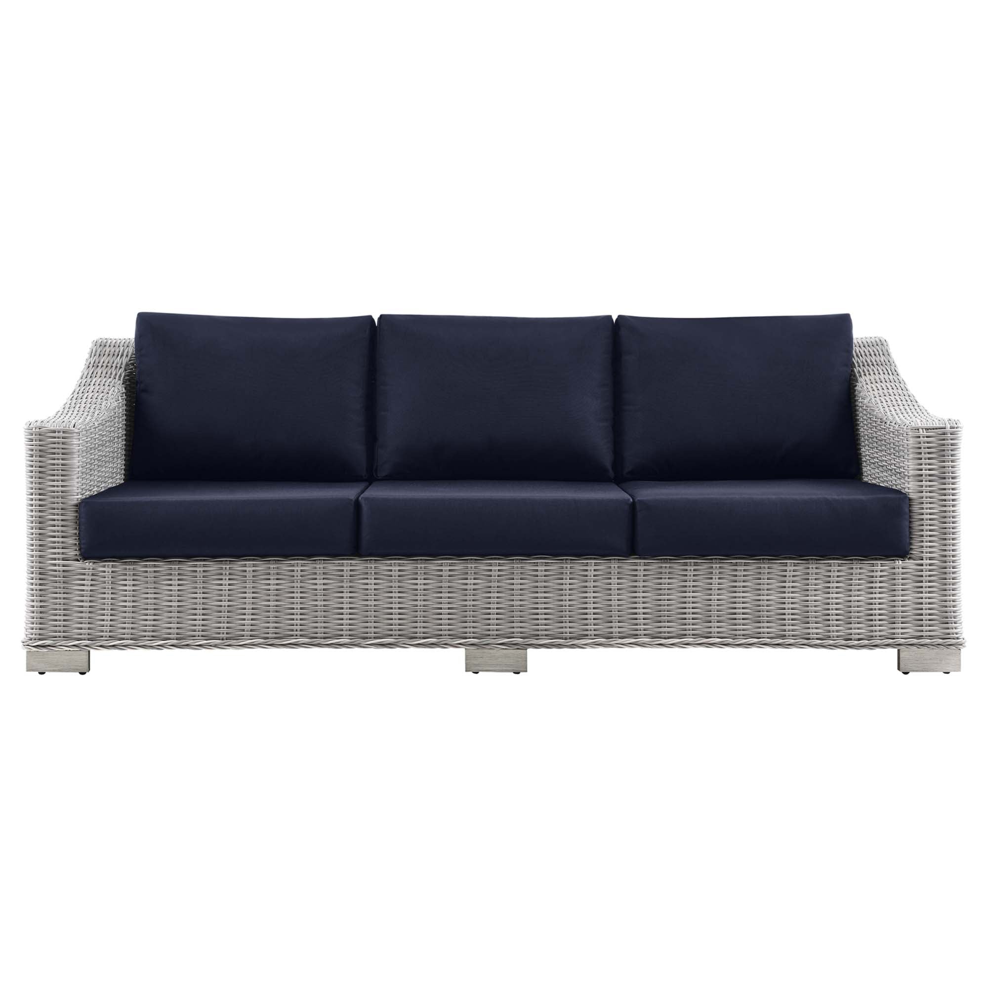 Modway Conway Outdoor Patio Wicker Rattan Sofa