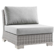 Modway Conway Outdoor Patio Wicker Rattan Armless Chair