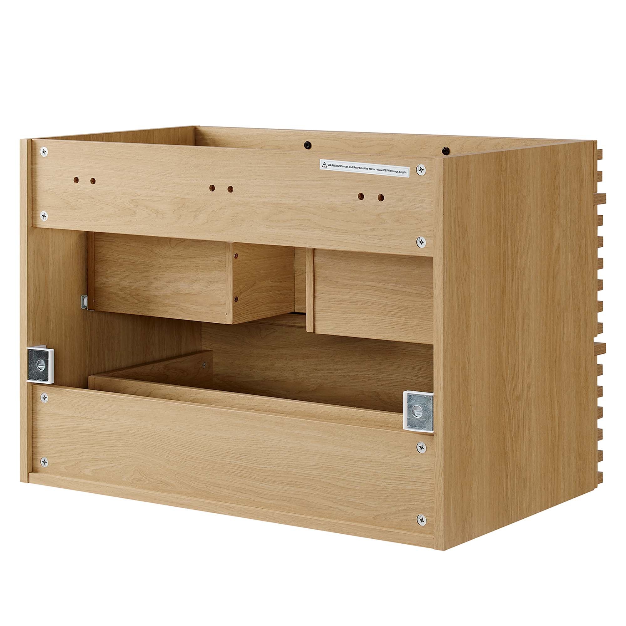 Modway Render 30" Wall-Mount Bathroom Vanity Cabinet (Sink Basin Not Included)