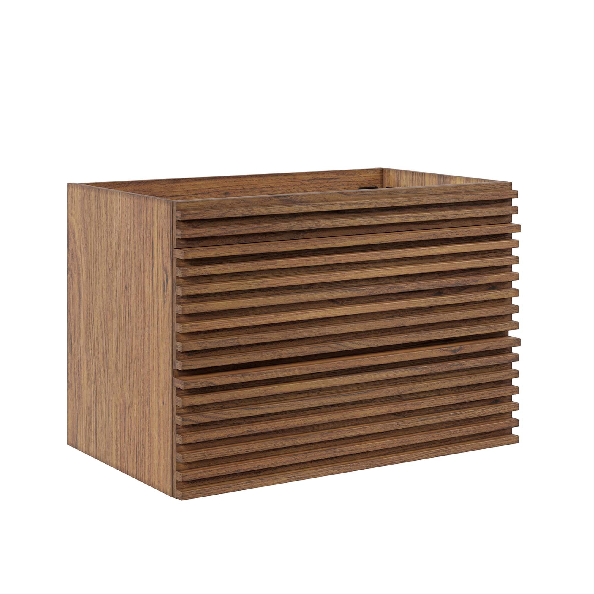 Modway Render 30" Wall-Mount Bathroom Vanity Cabinet (Sink Basin Not Included)