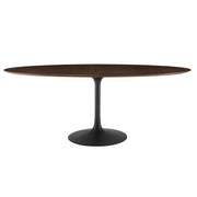 Modway Lippa 78" Oval Wood Dining Table