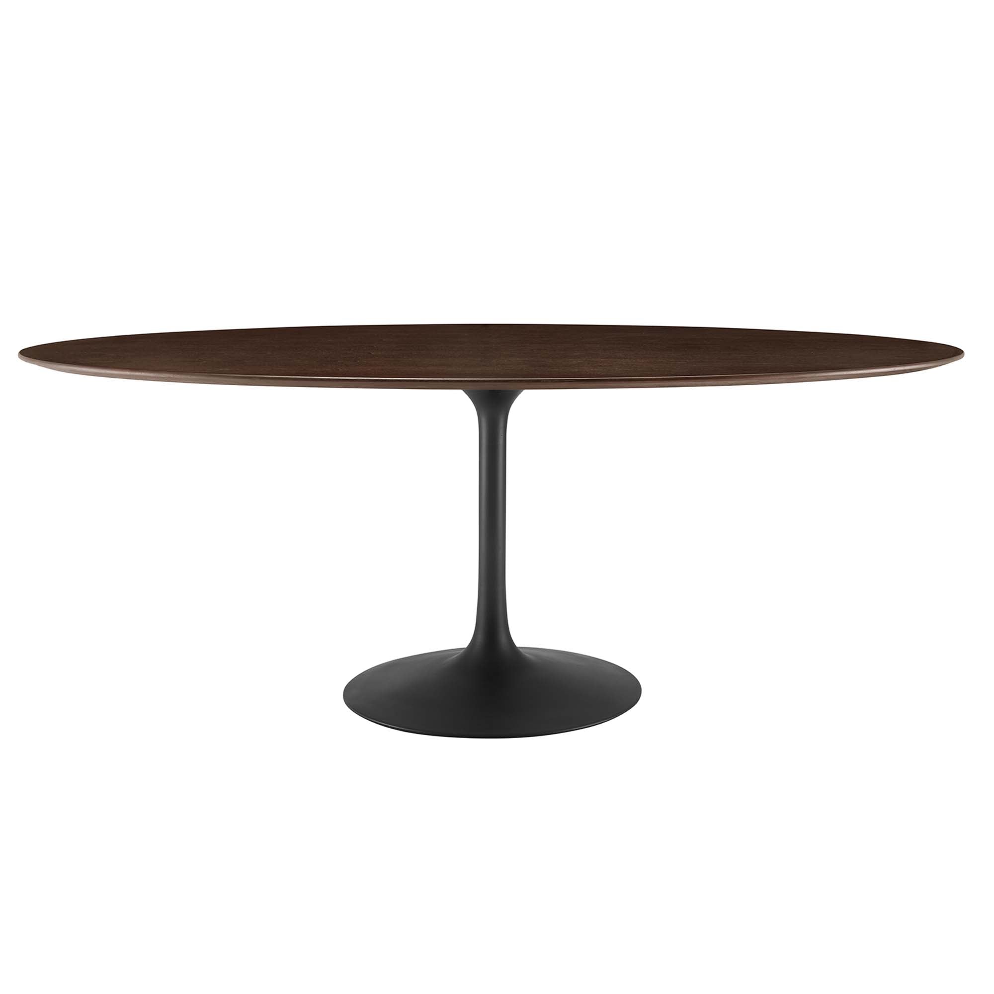 Modway Lippa 78" Oval Wood Dining Table