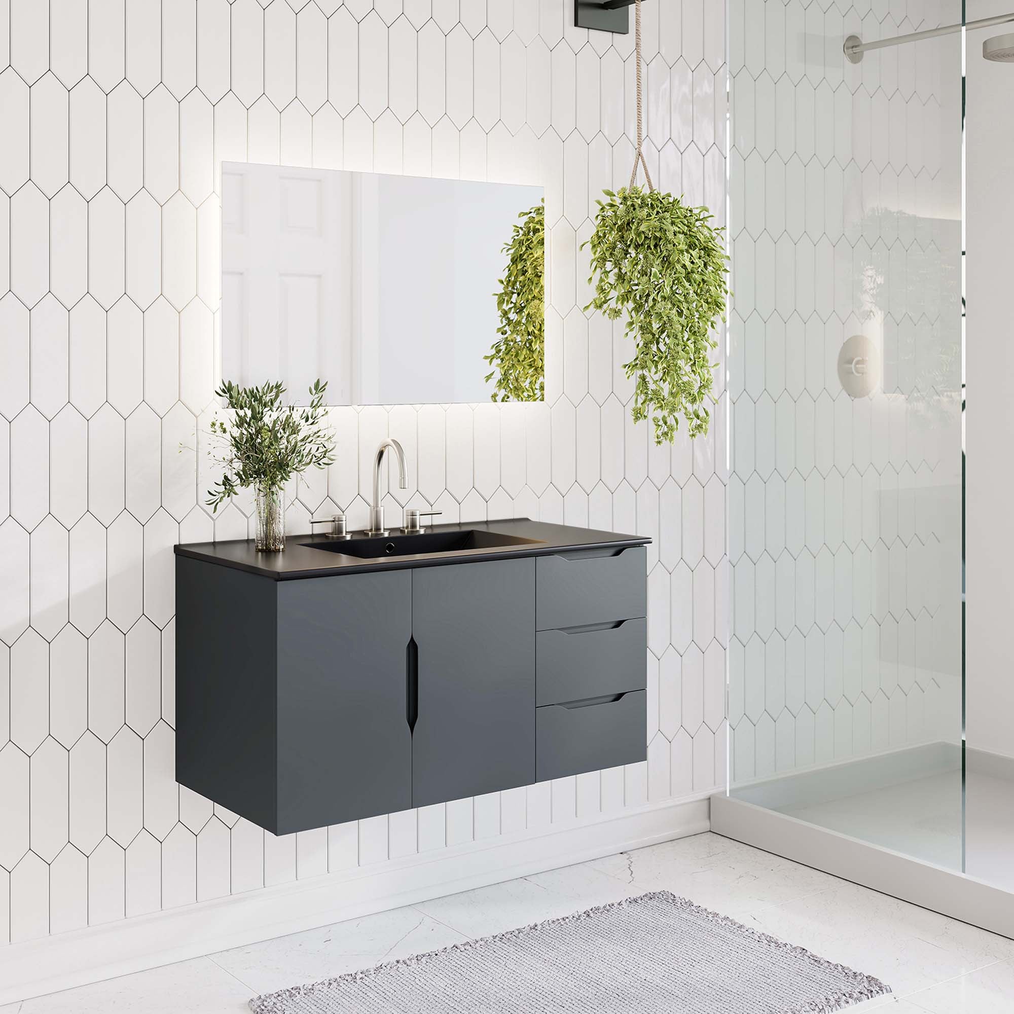 Modway Vitality 36" Bathroom Vanity Cabinet (Sink Basin Not Included)