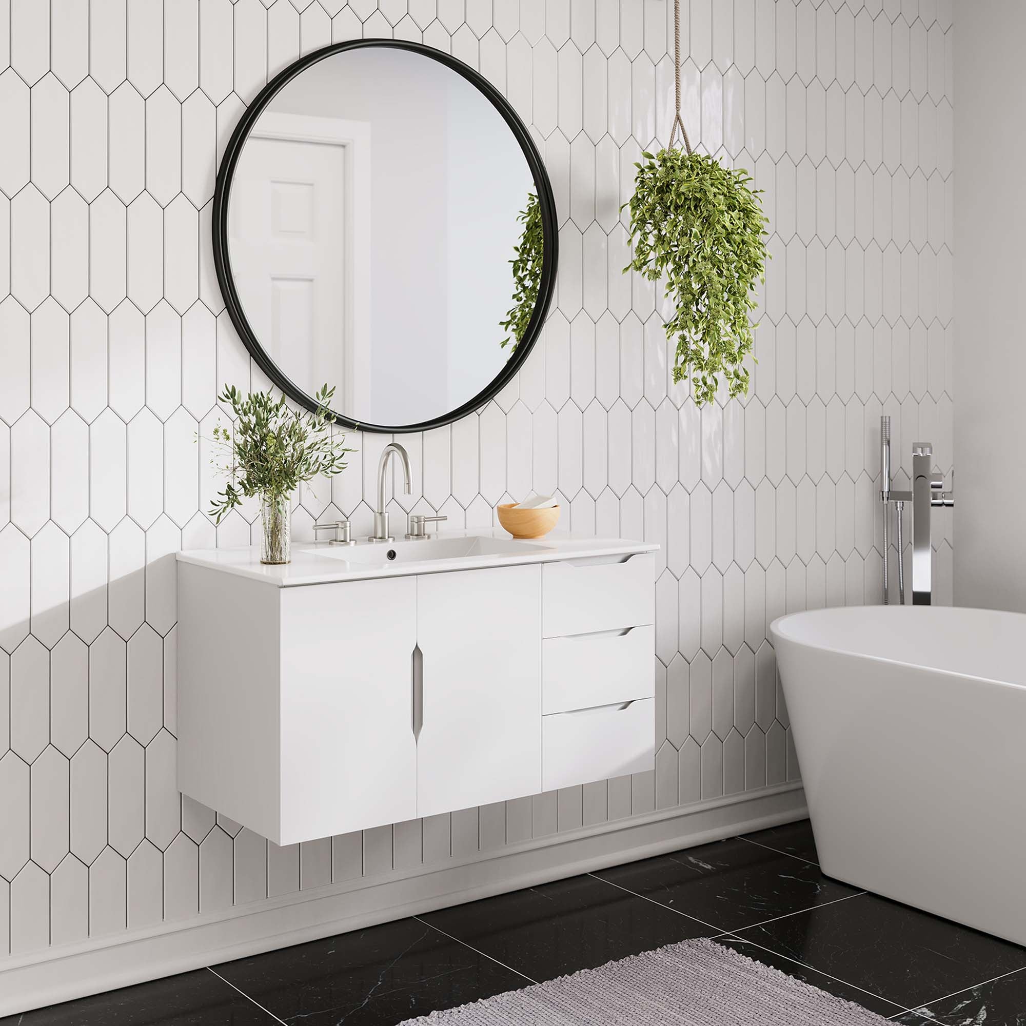 Modway Vitality 36" Bathroom Vanity Cabinet (Sink Basin Not Included)