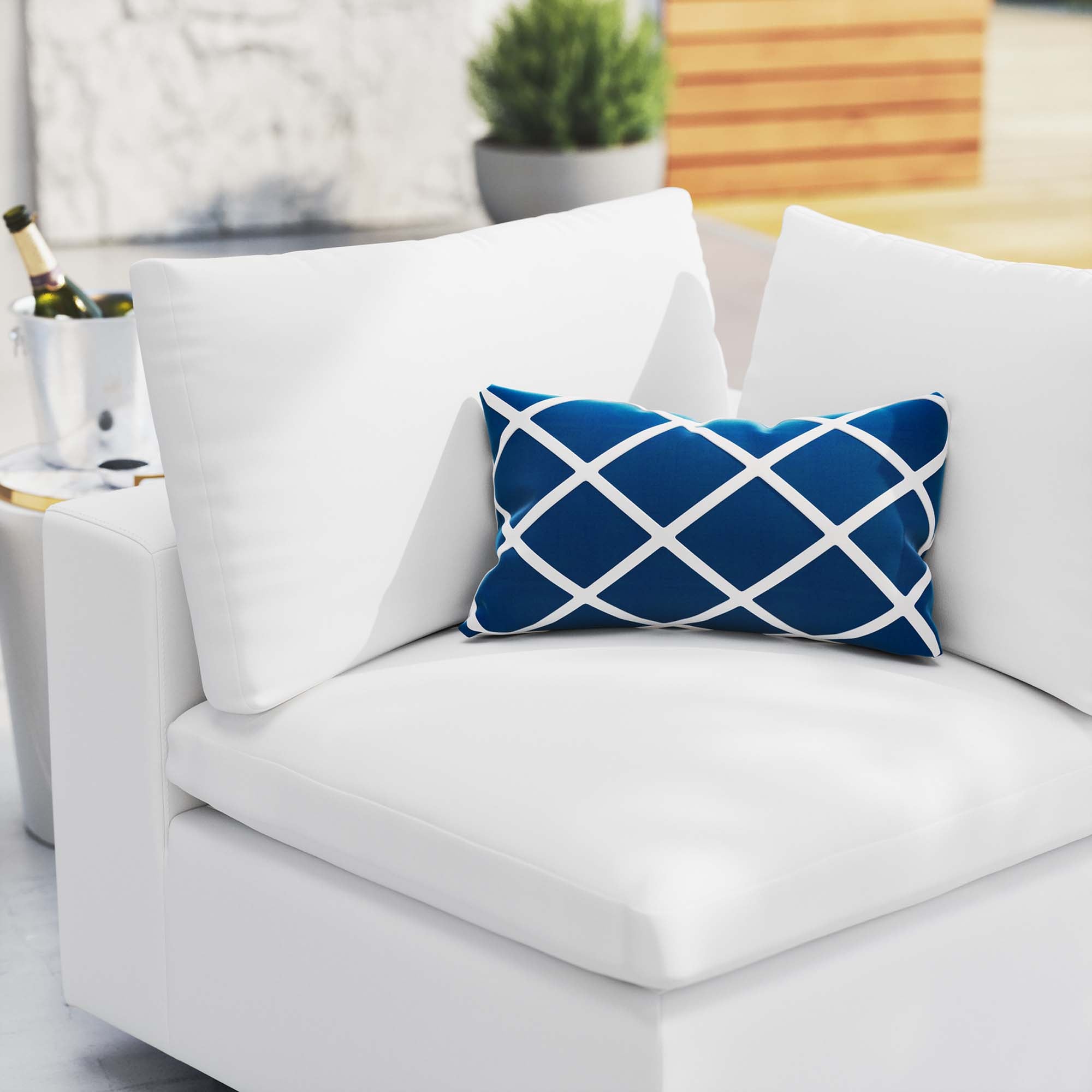 Modway Commix Sunbrella® Outdoor Patio Corner Chair