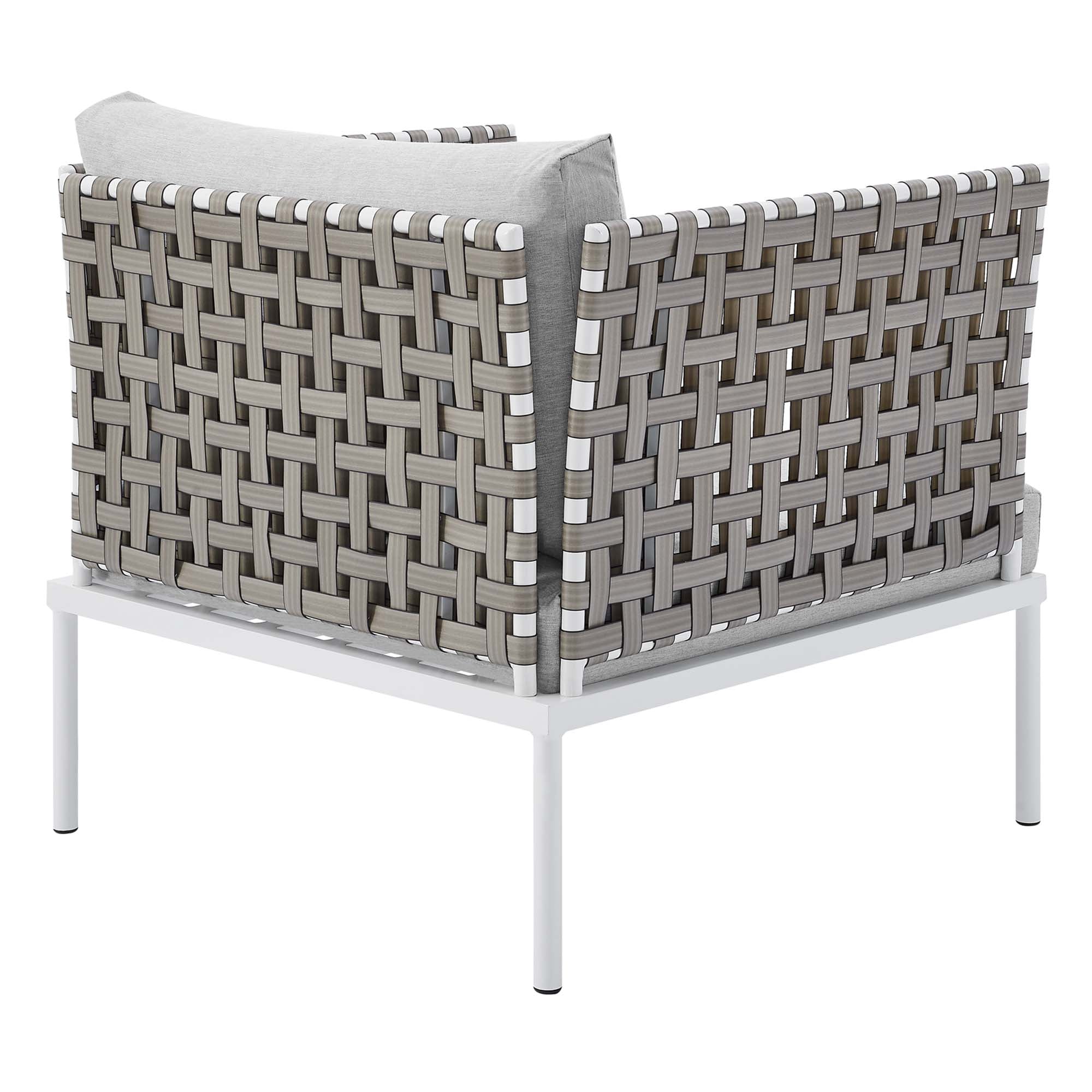 Modway Harmony Sunbrella® Basket Weave Outdoor Patio Aluminum Armchair