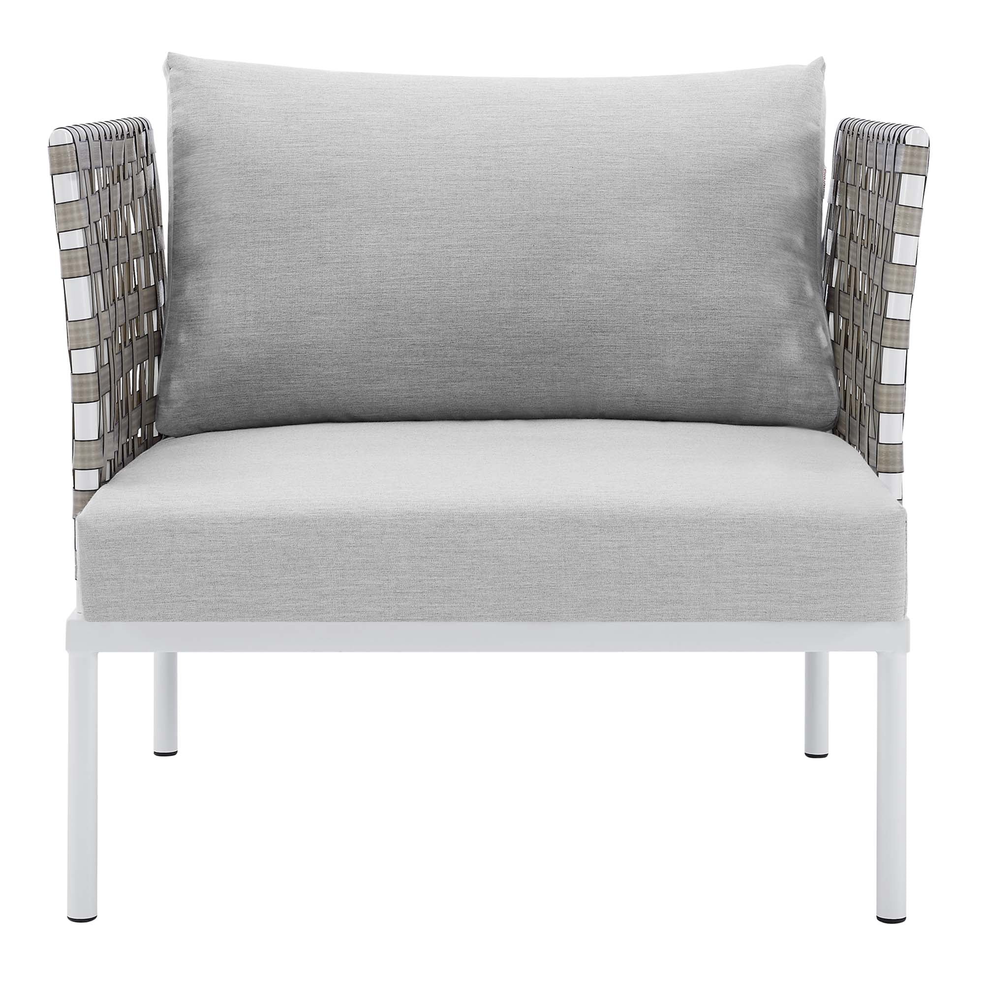 Modway Harmony Sunbrella® Basket Weave Outdoor Patio Aluminum Armchair