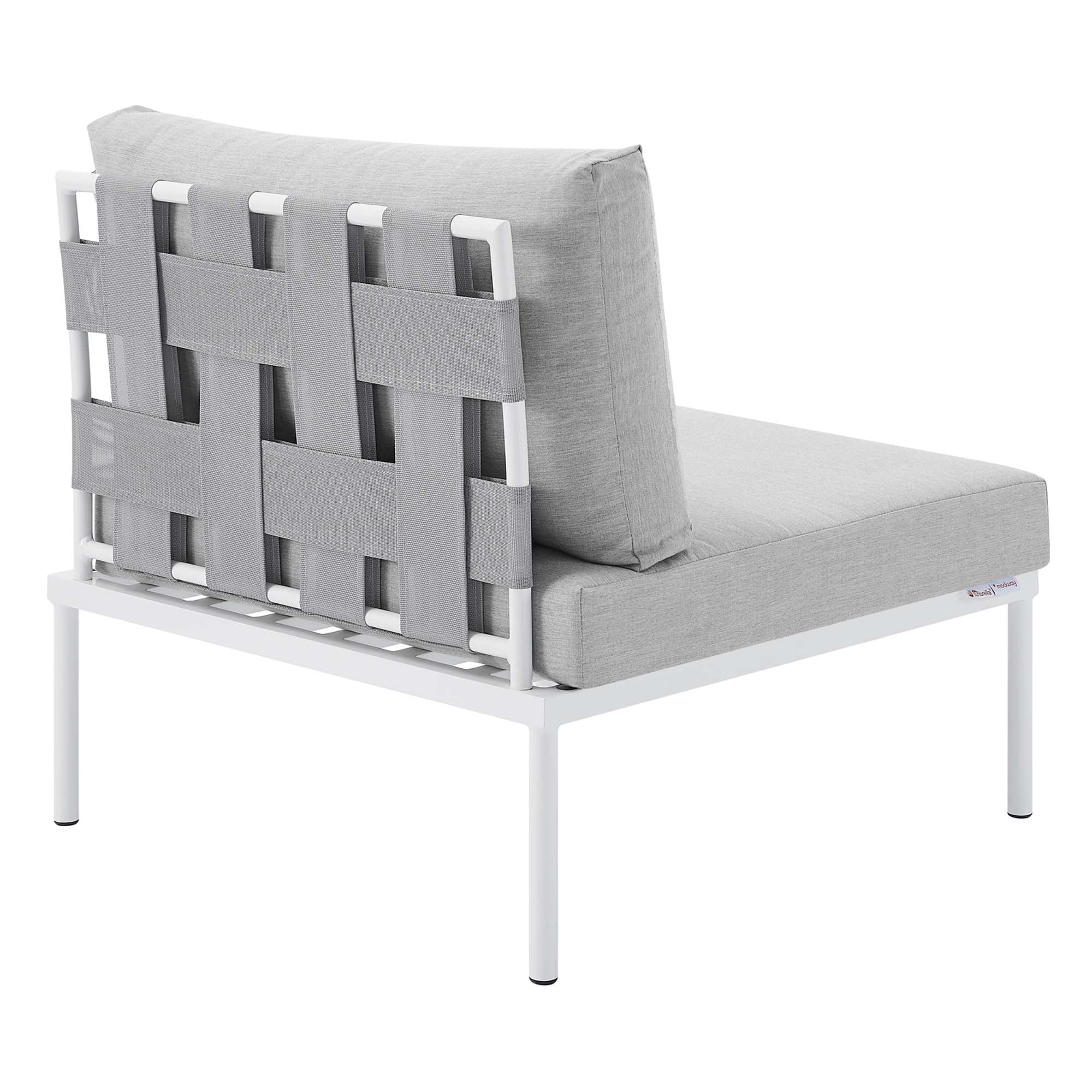 Modway Harmony Sunbrella® Outdoor Patio Aluminum Armless Chair