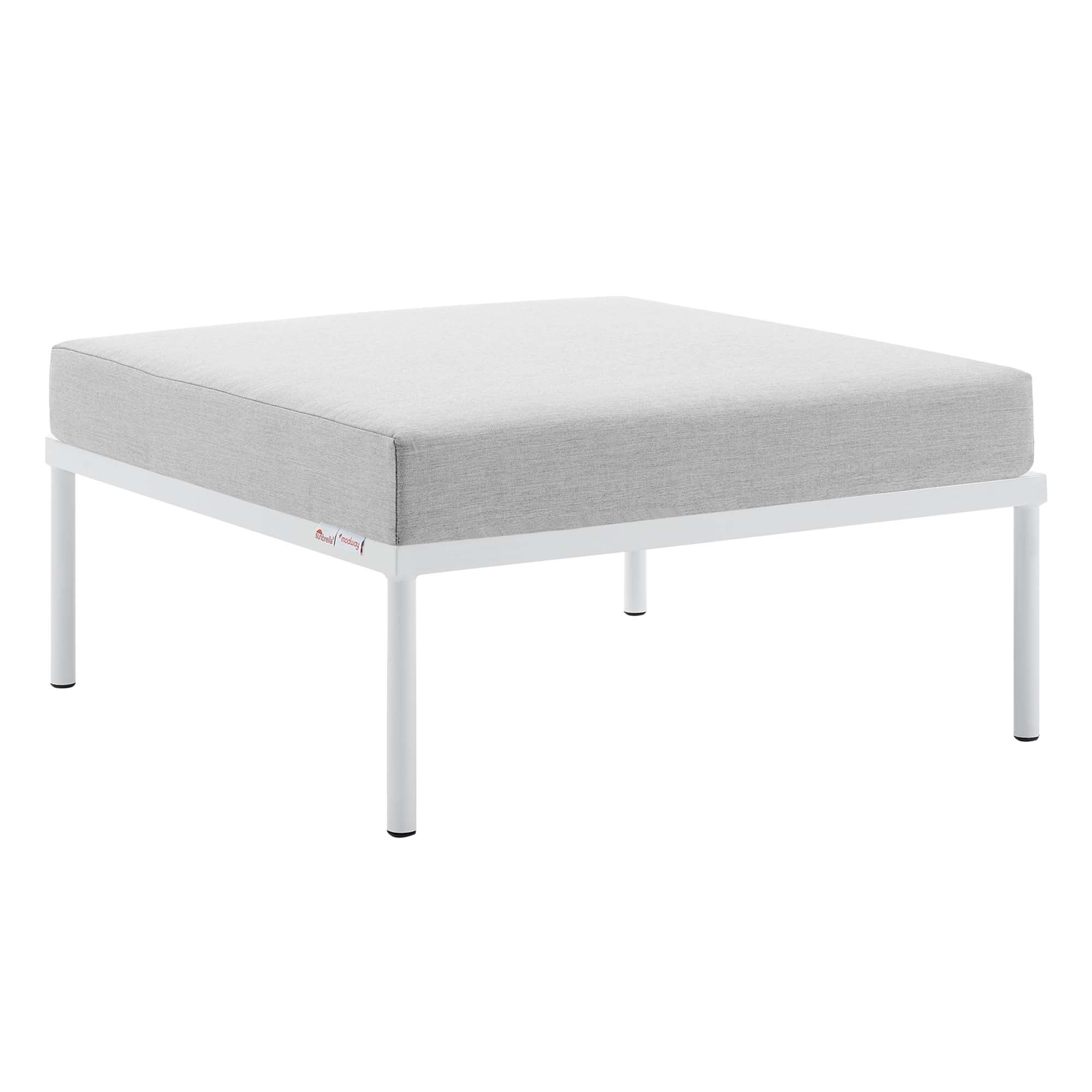 Modway Harmony Sunbrella® Outdoor Patio Aluminum Ottoman