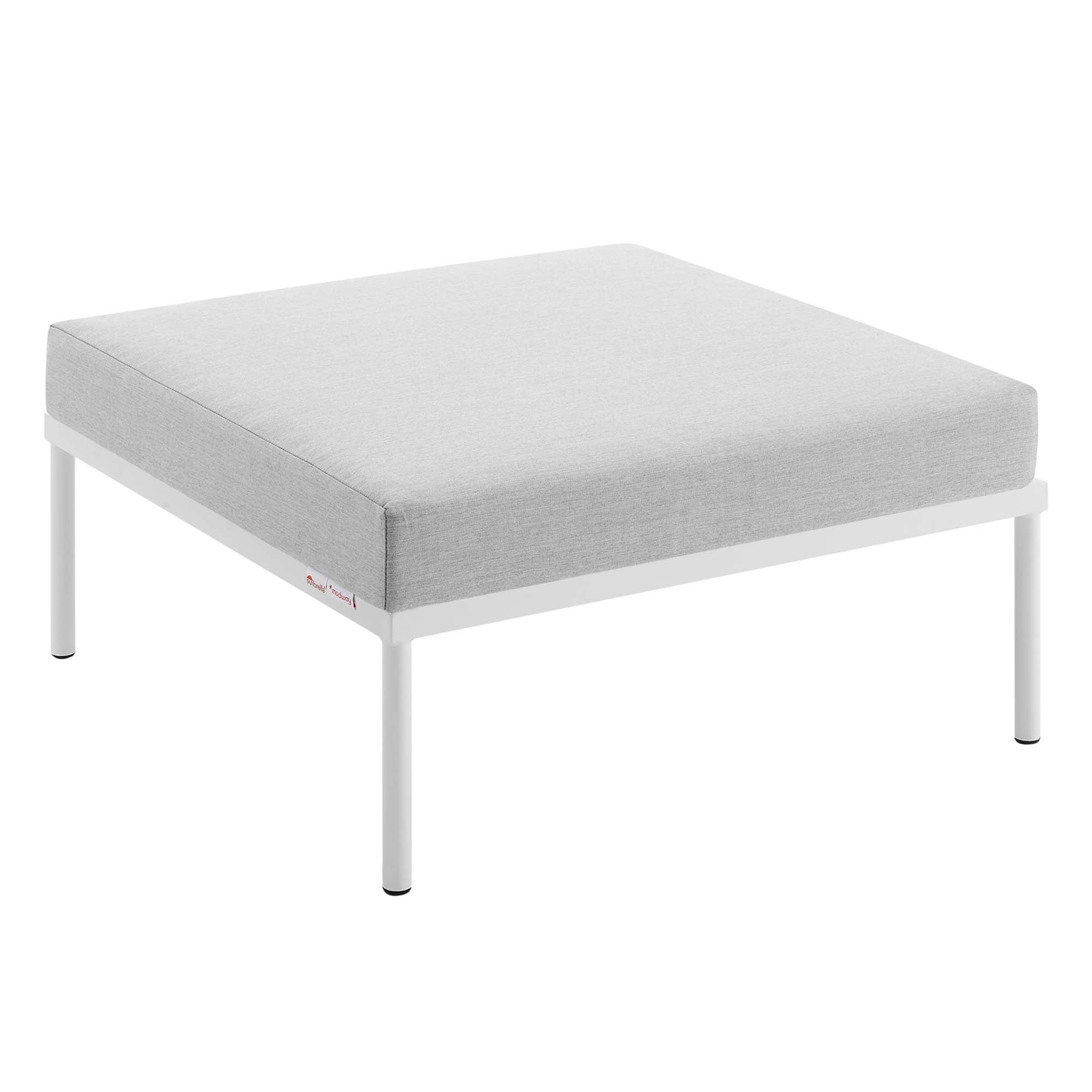 Modway Harmony Sunbrella® Outdoor Patio Aluminum Ottoman