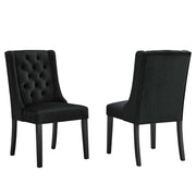 Modway Baronet Performance Velvet Dining Chairs Set of 2
