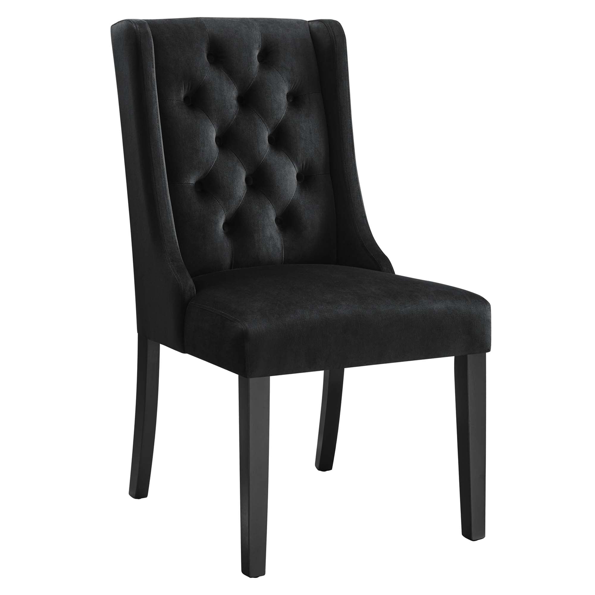 Modway Baronet Performance Velvet Dining Chairs Set of 2