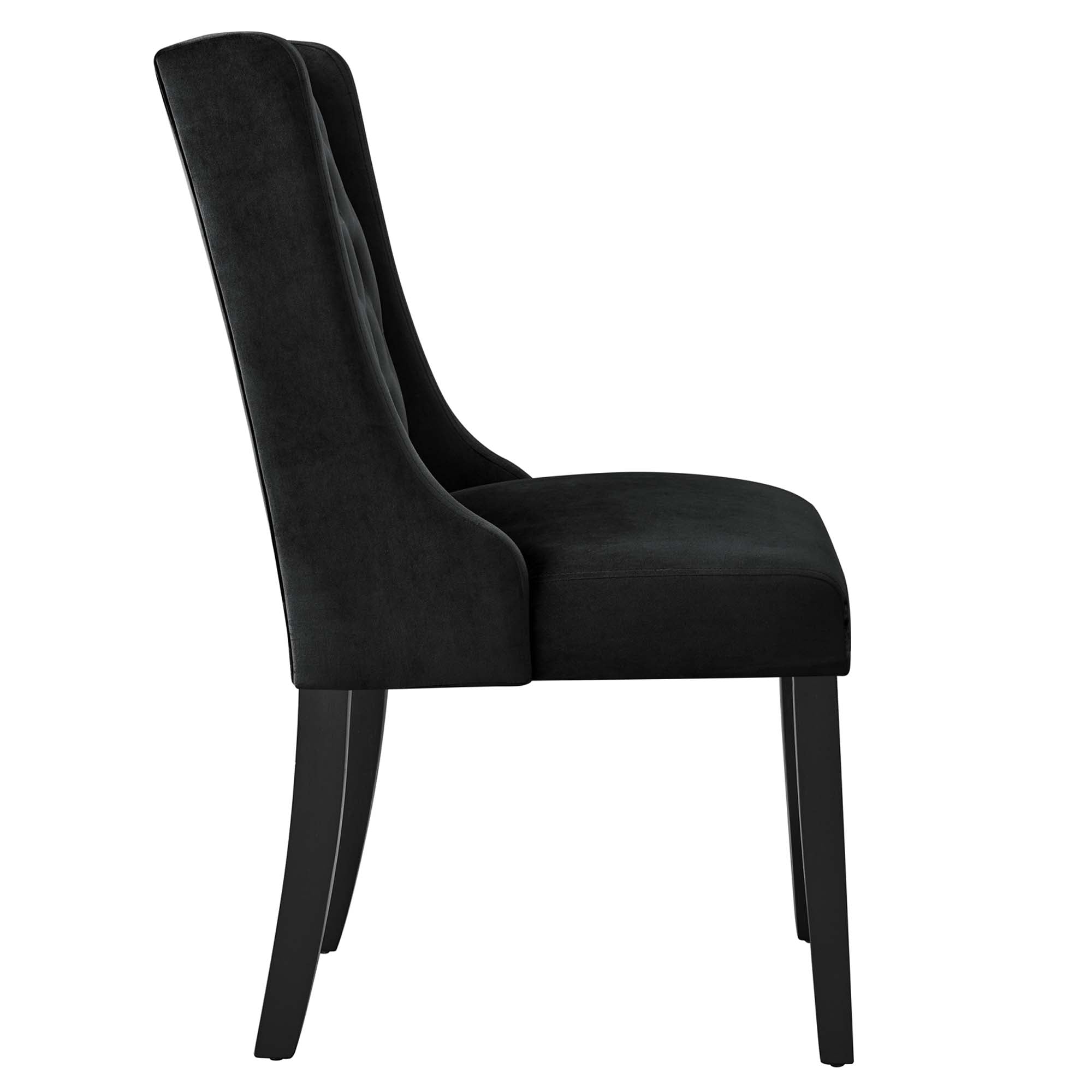 Modway Baronet Performance Velvet Dining Chairs Set of 2