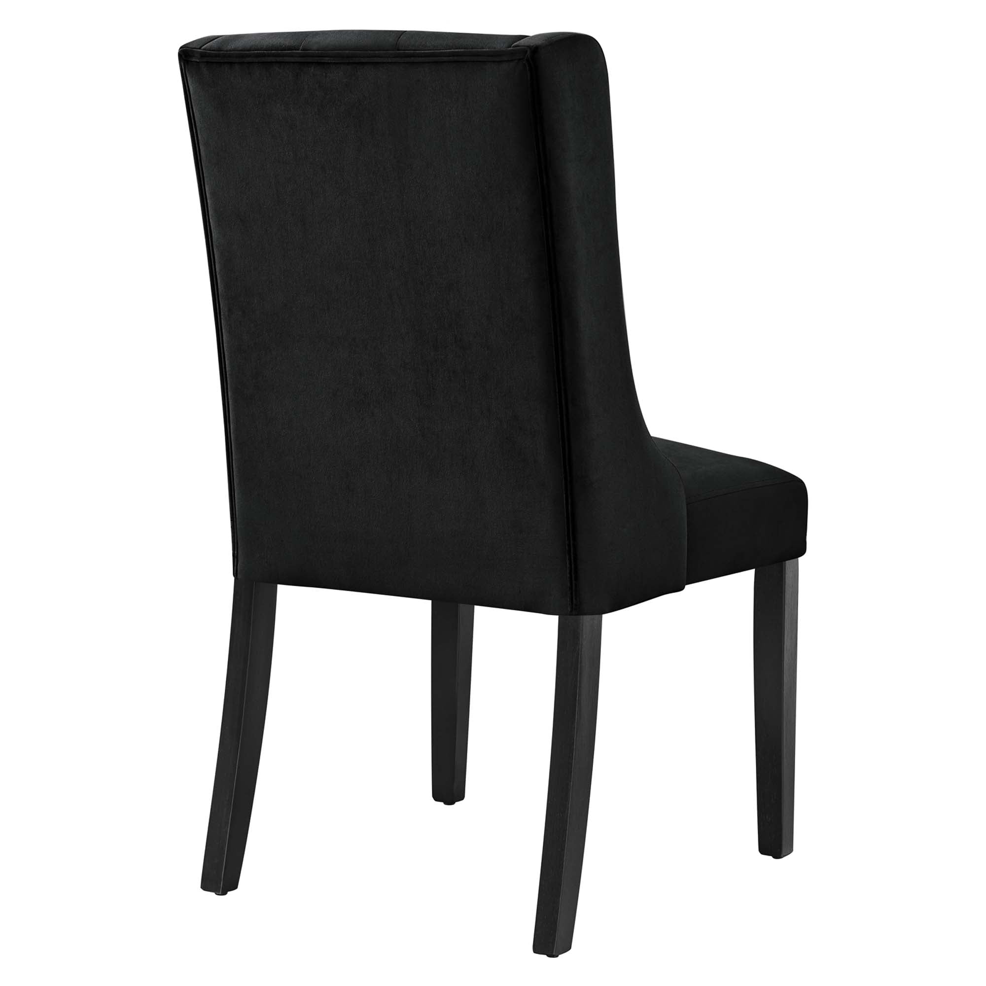 Modway Baronet Performance Velvet Dining Chairs Set of 2