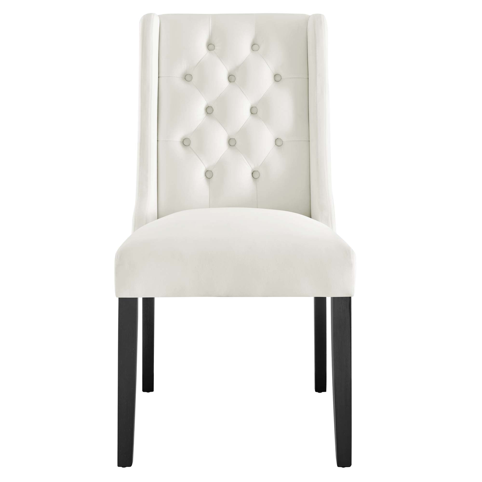 Modway Baronet Performance Velvet Dining Chairs Set of 2
